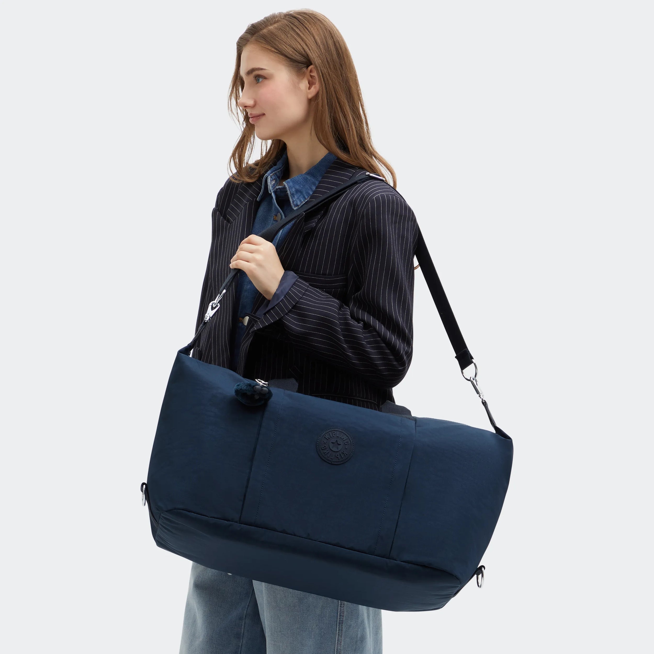 Kipling Bori in Blue Bleu 2 — back view