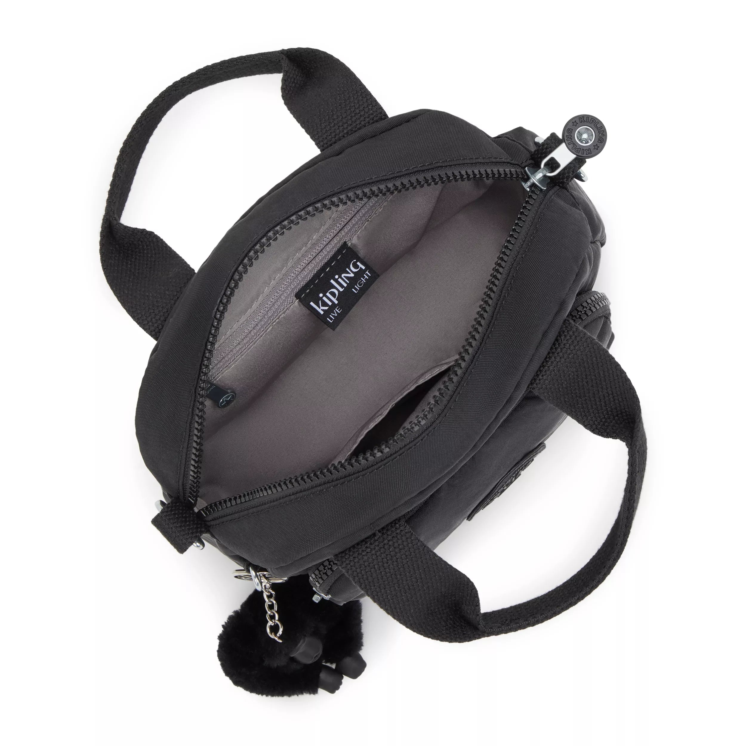 Kipling Defea Mini in Black Noir — angle view 3