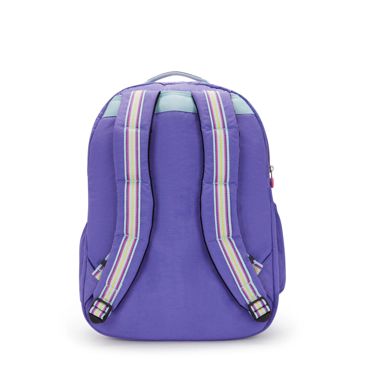 Kipling Seoul Extra Large 17" Laptop Backpack in Iris Purple Fun C — back view 2