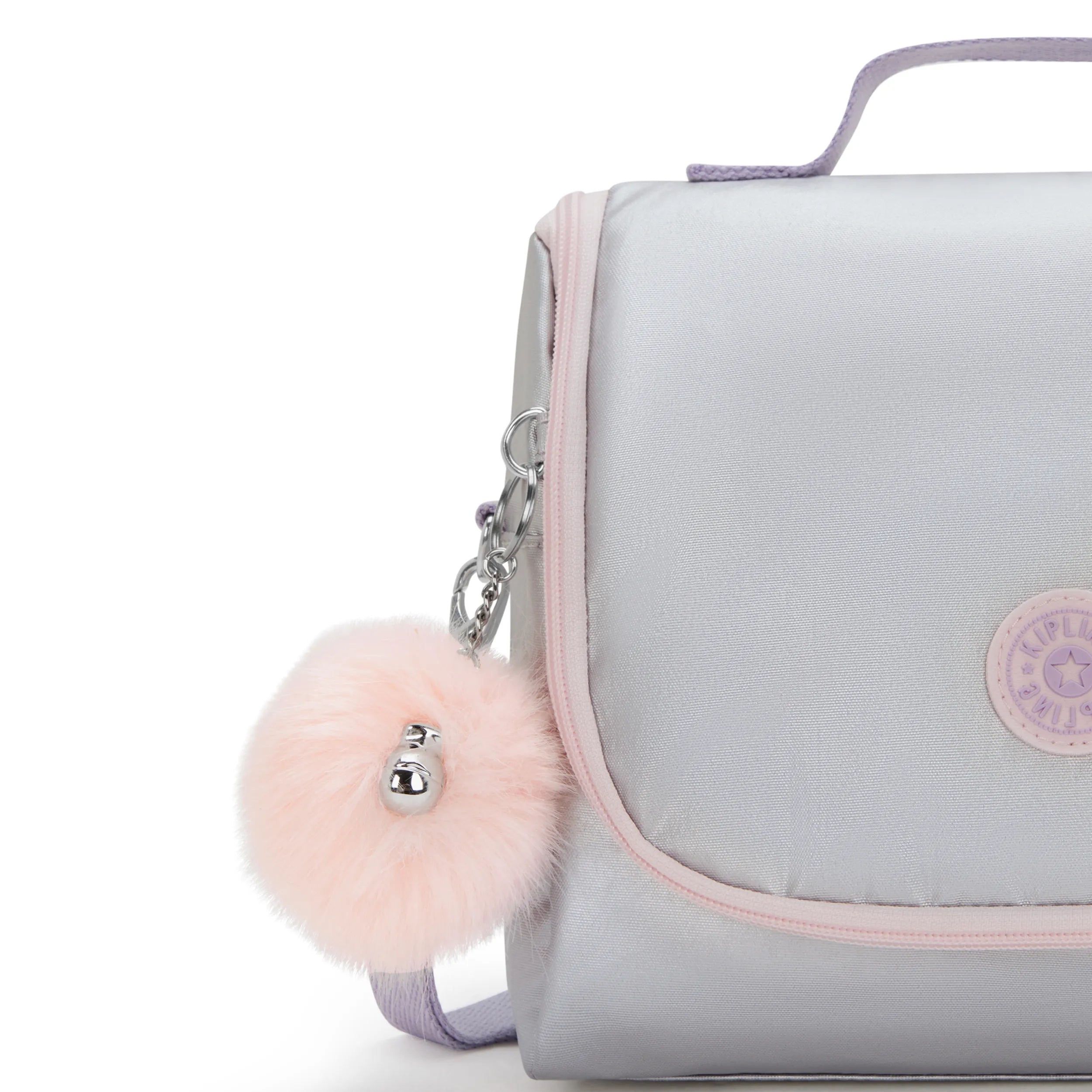 Kipling Nwkichirou in Silver Glow Metallic — detail view