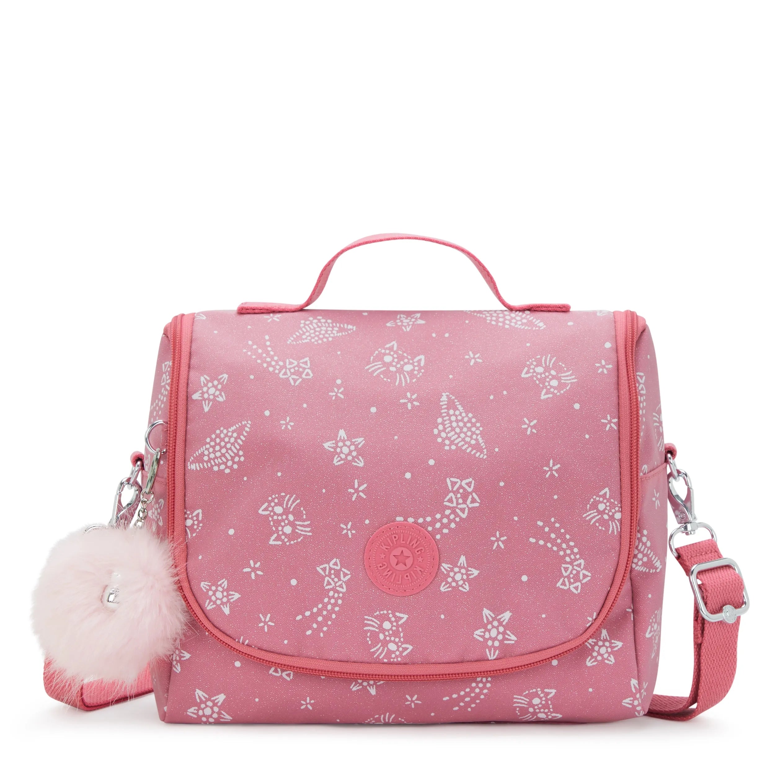 Kipling New Kichirou in Glitter Cats — front view