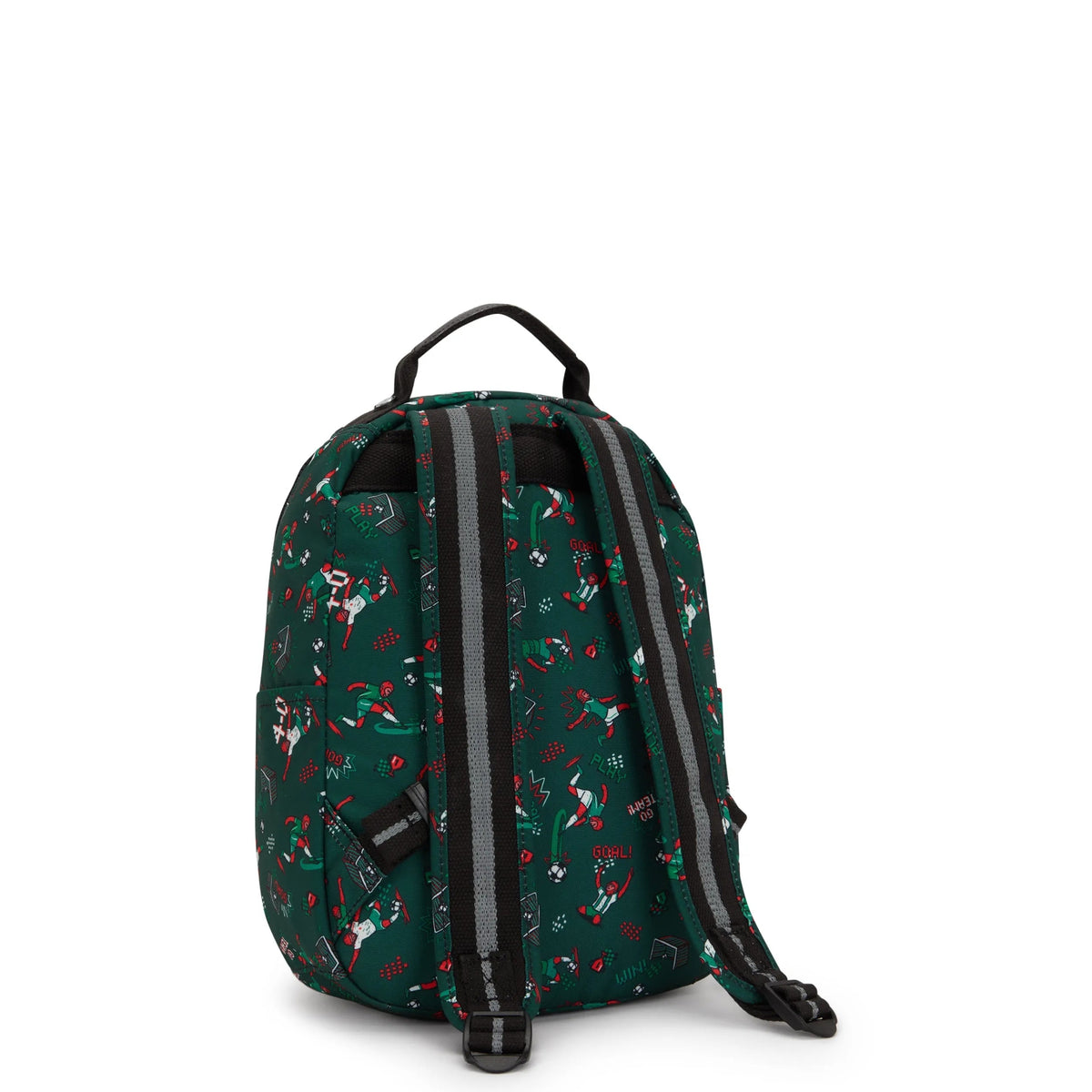 Kipling Seoul Small Backpack in Soccer Print — back view