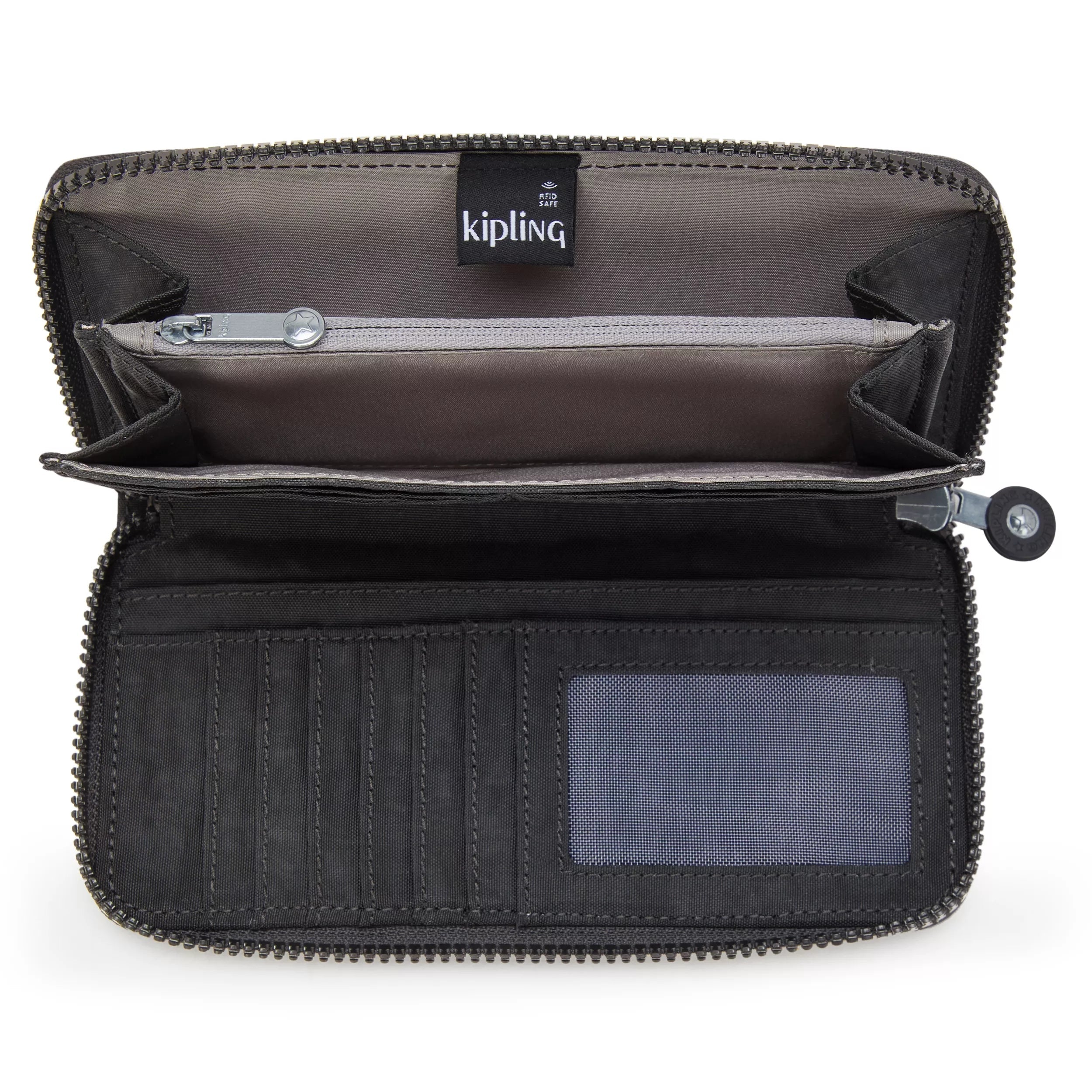 Kipling Money World in Black Noir — angle view 3