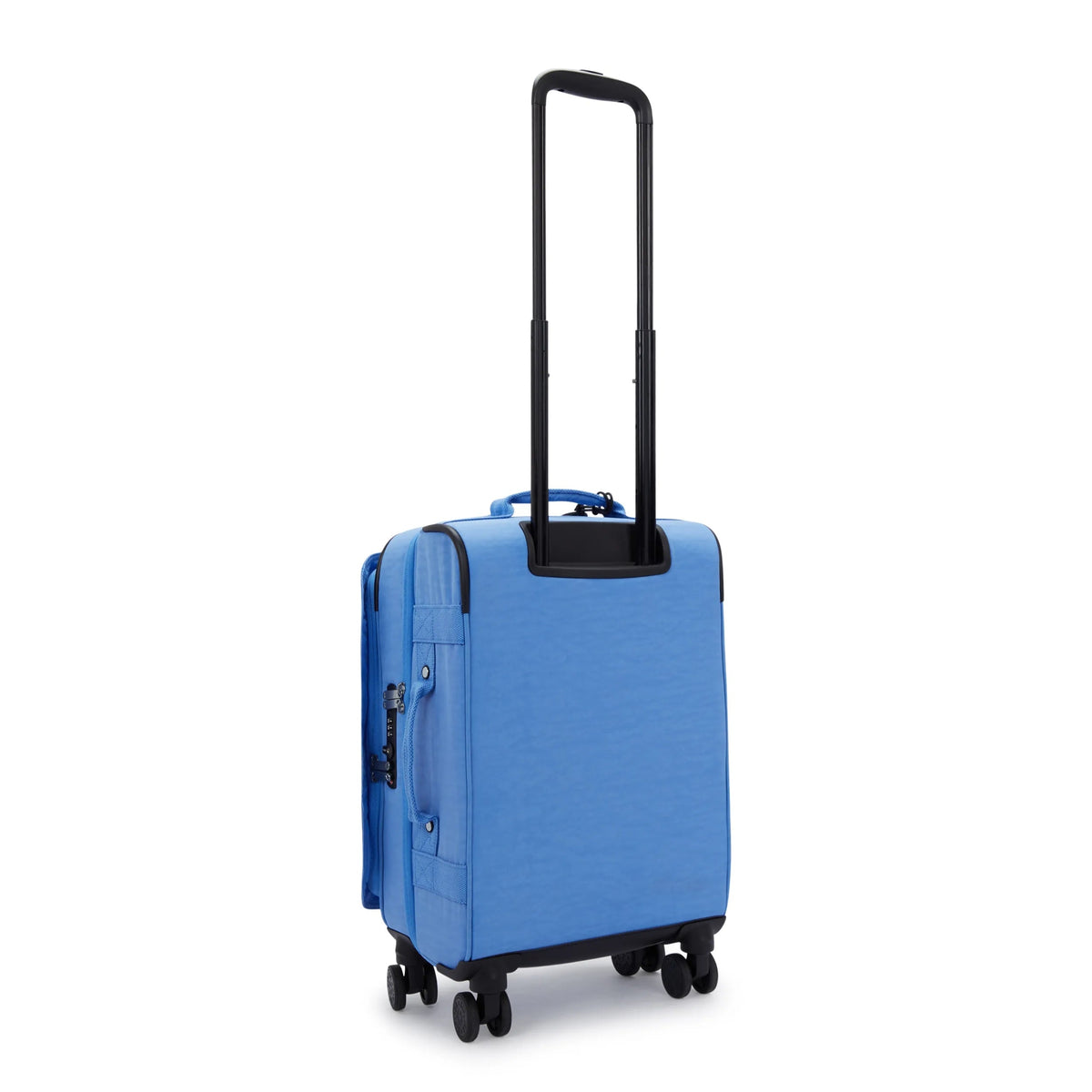 Kipling Spontaneous Small  Rolling Luggage-Carry On in Cocktail Blue — back view