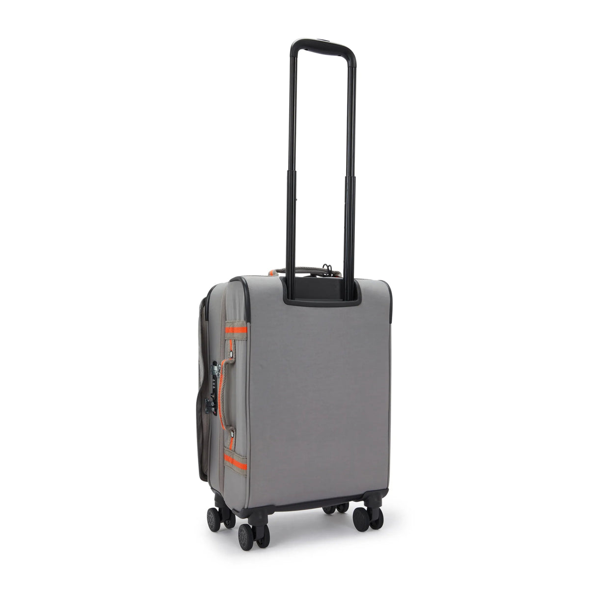 Kipling Spontaneous Small  Rolling Luggage-Carry On in Inviting Grey — back view