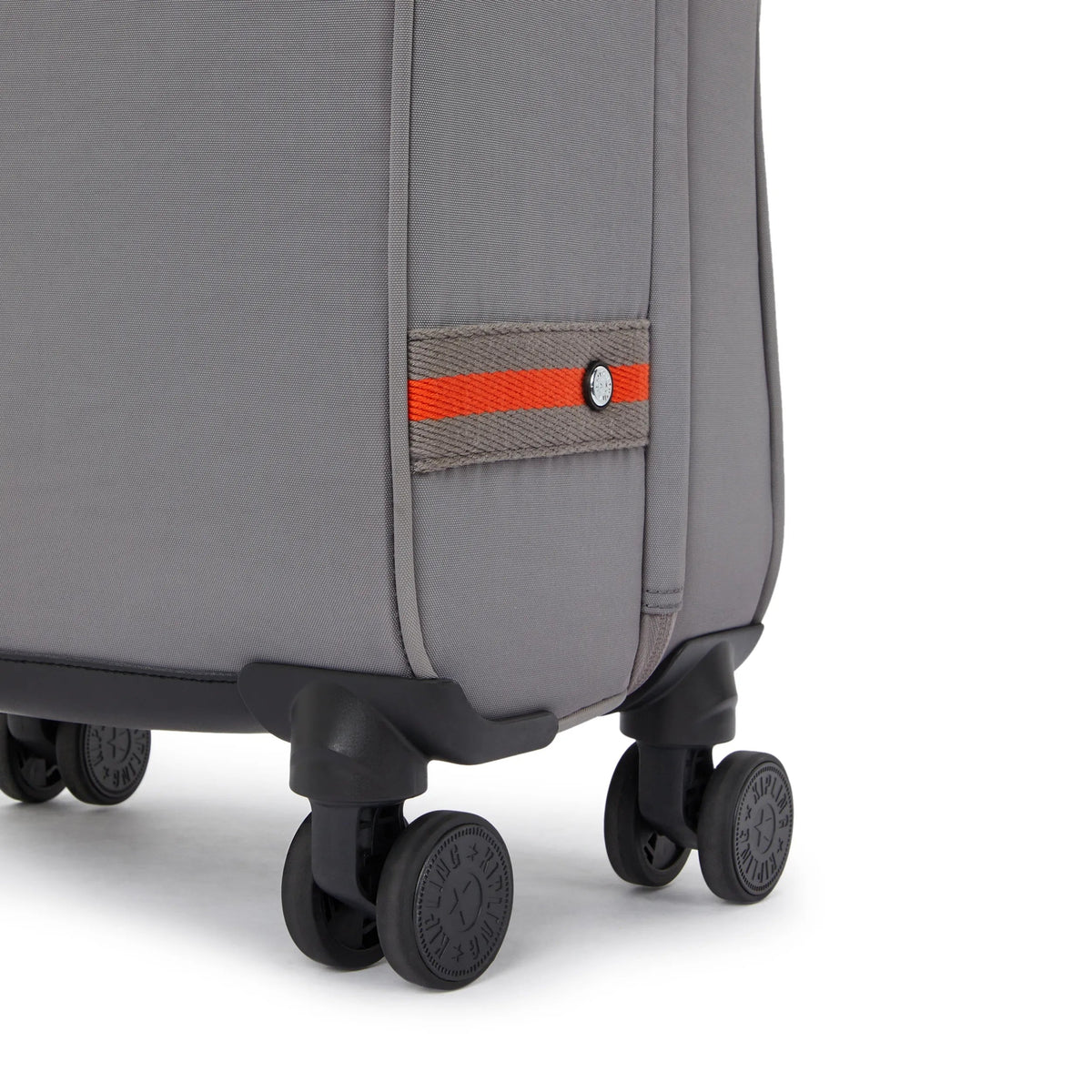 Kipling Spontaneous Small  Rolling Luggage-Carry On in Inviting Grey — detail view