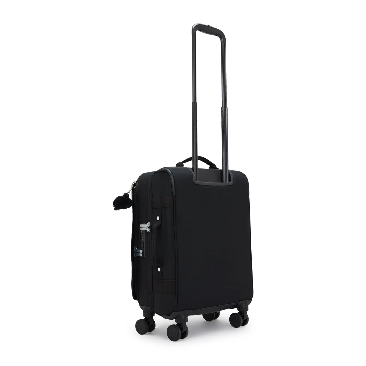 Kipling Spontaneous Small  Rolling Luggage-Carry On in Black — back view