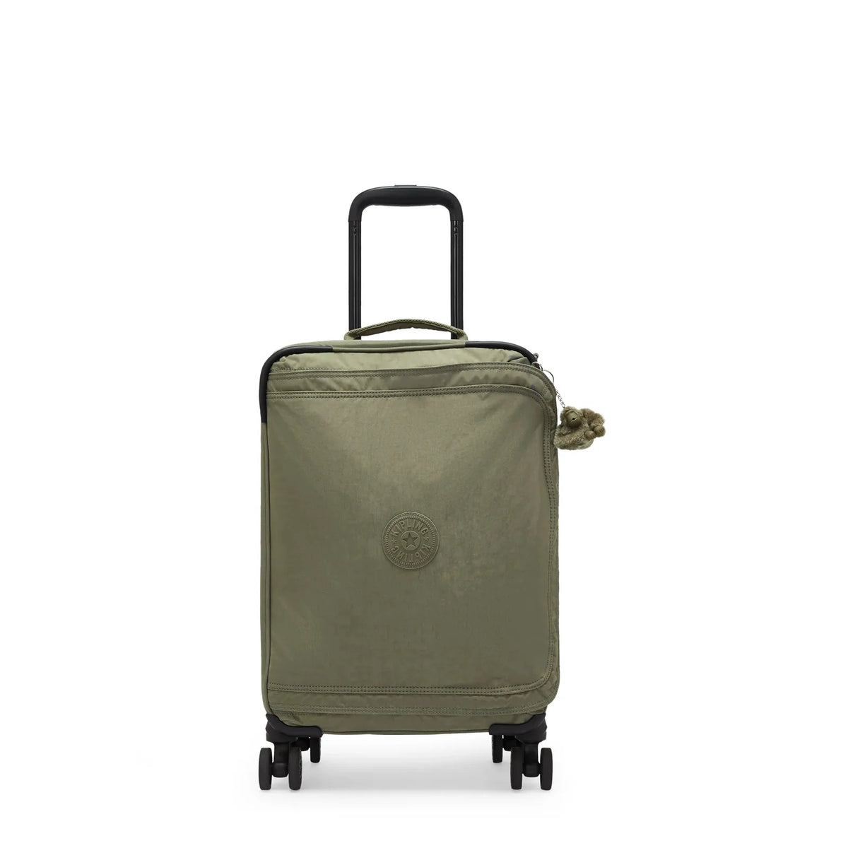 Kipling Spontaneous Small Rolling Luggage-Carry On in Almost Sage — front view