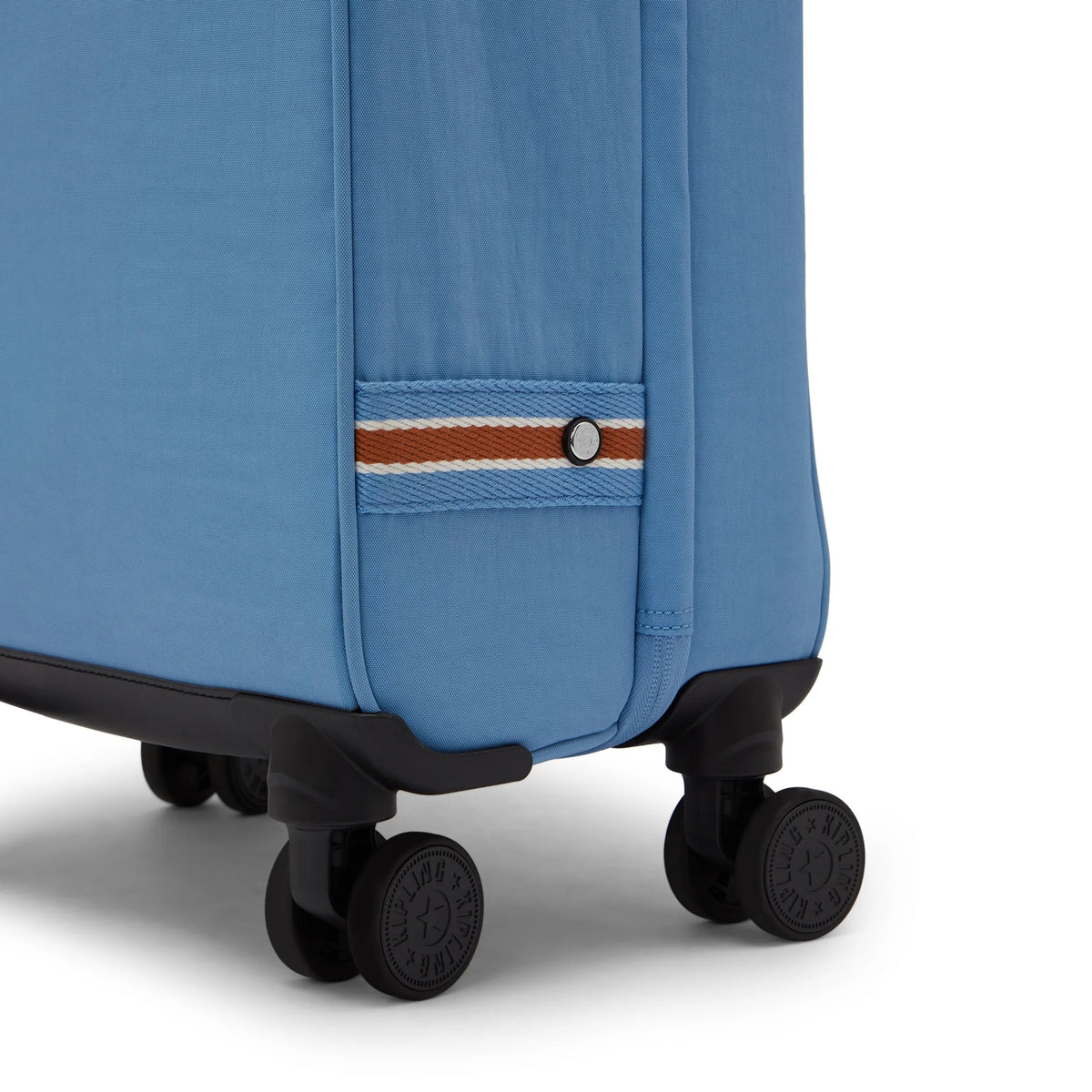 Kipling Spontaneous Small  Rolling Luggage-Carry On in Vintage Blue — detail view