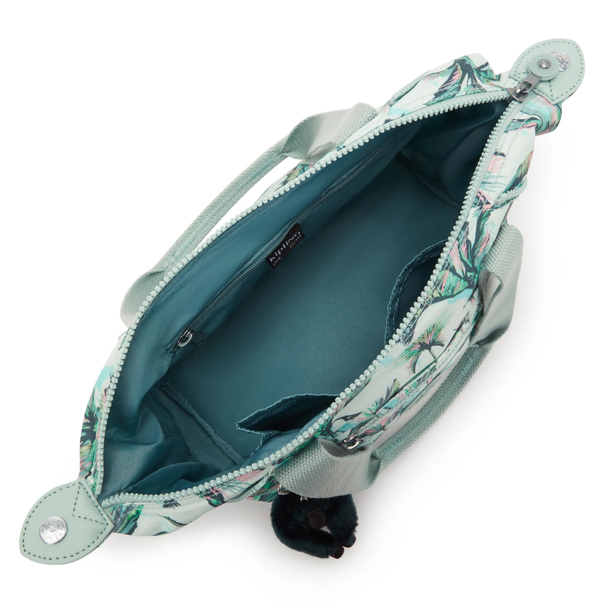 Kipling Art Mini Shoulder Bag in More Palm Trees — interior view