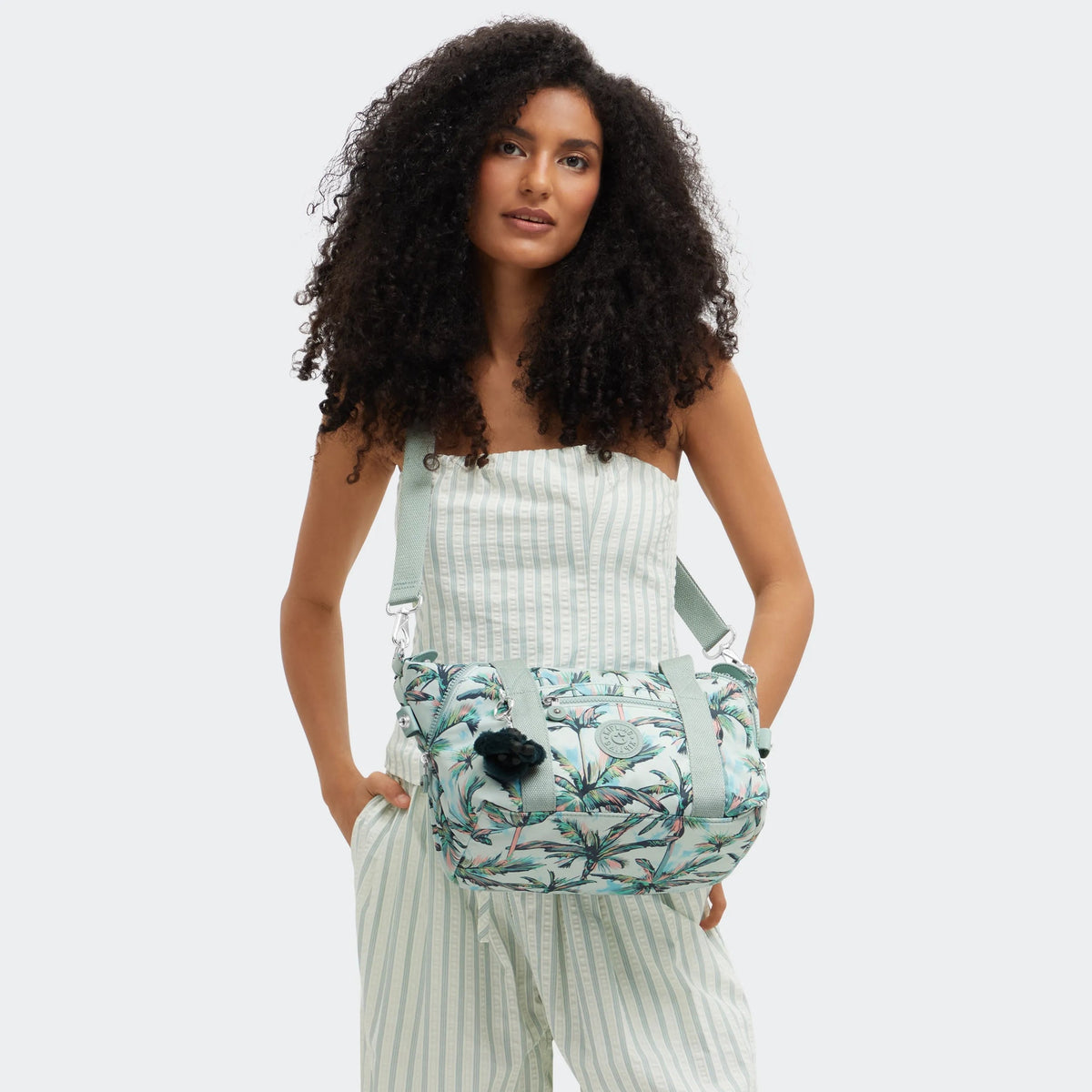 Kipling Art Mini Shoulder Bag in More Palm Trees — lifestyle