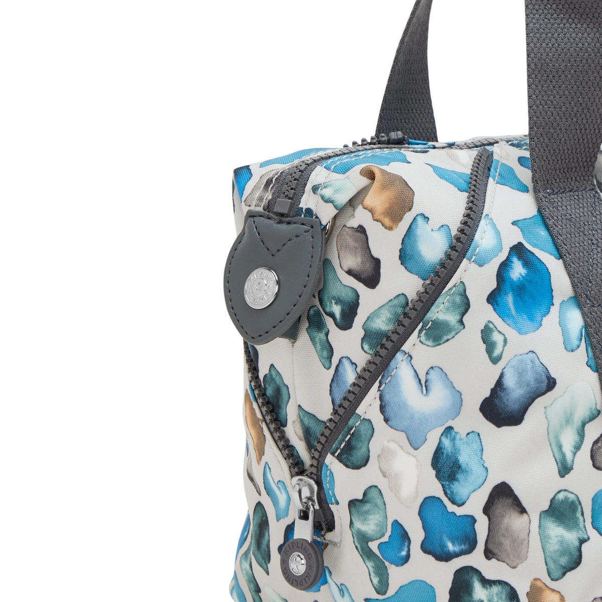 Kipling Art Mini Shoulder Bag in Mineral Stone — side view