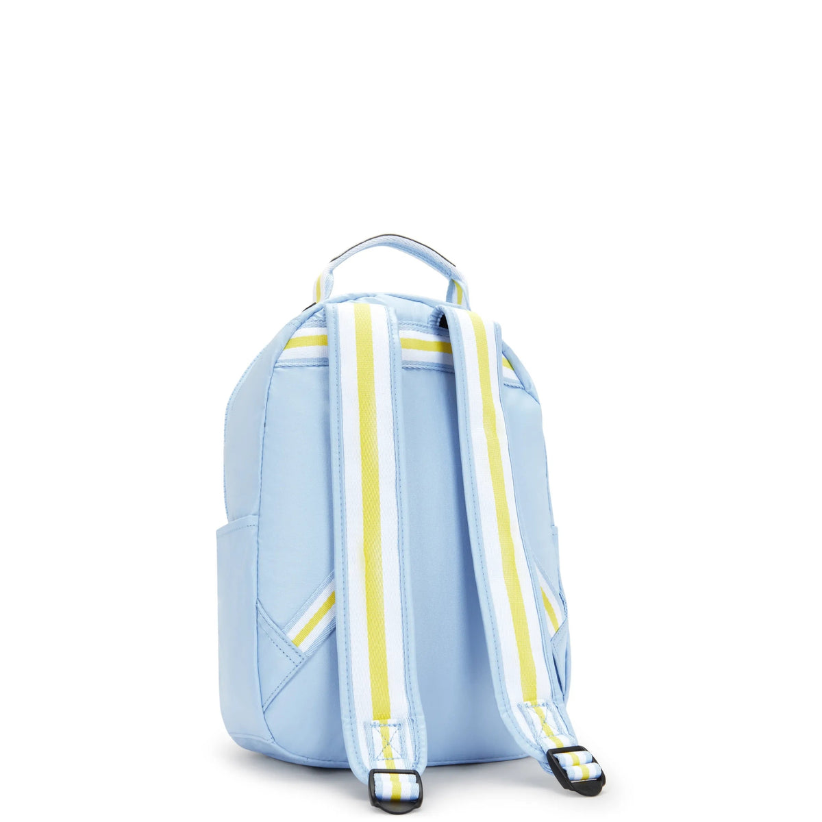 Kipling Seoul Small Backpack in Clear Sky Metallic — back view