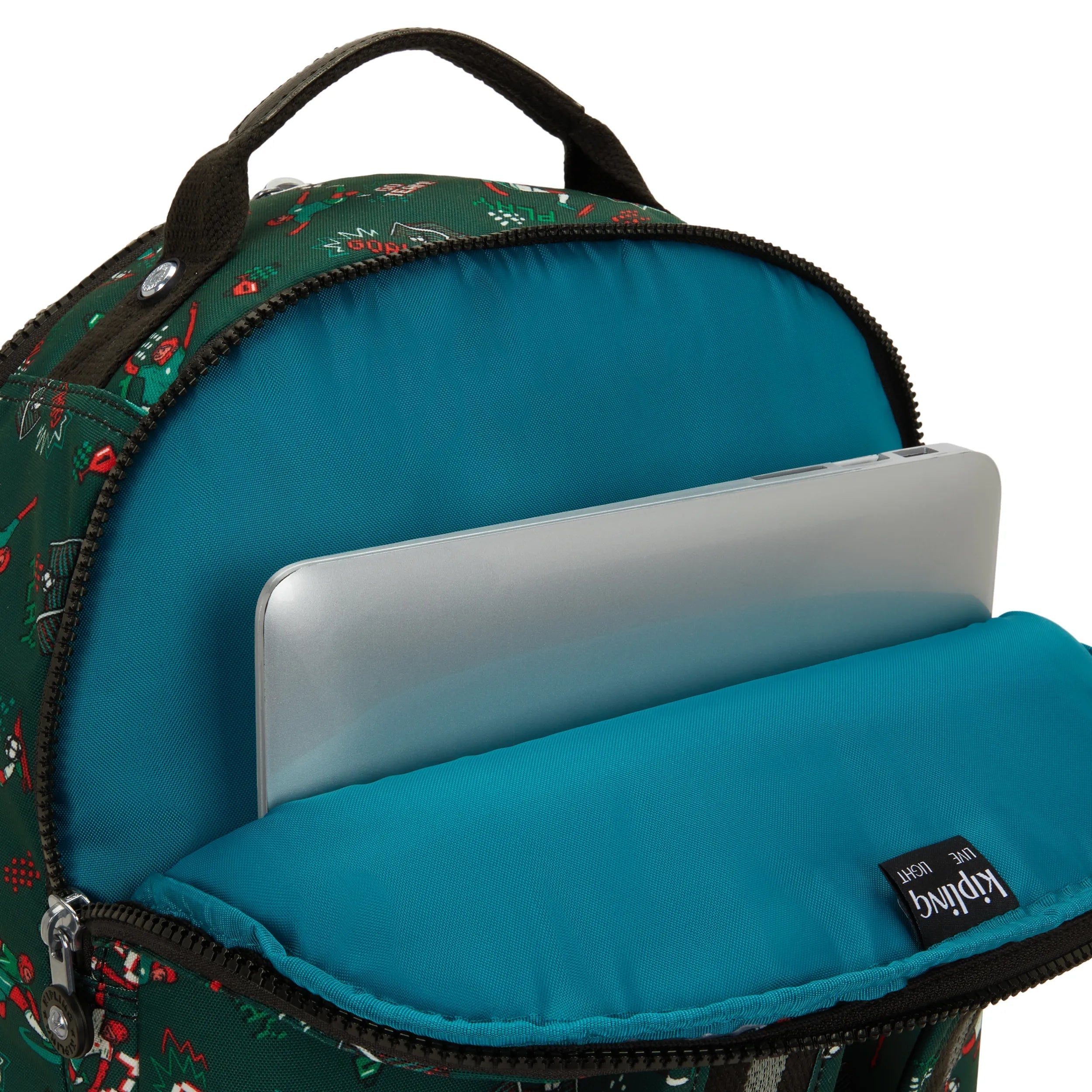 Kipling Seoul Lap in Soccer Print — detail view