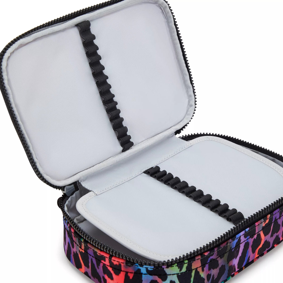 Kipling 100 Pens Case in Rainbow Jungle — interior view 2