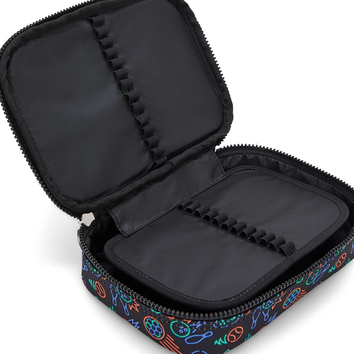 Kipling 100 Pens Case in Sport Doodle — detail view