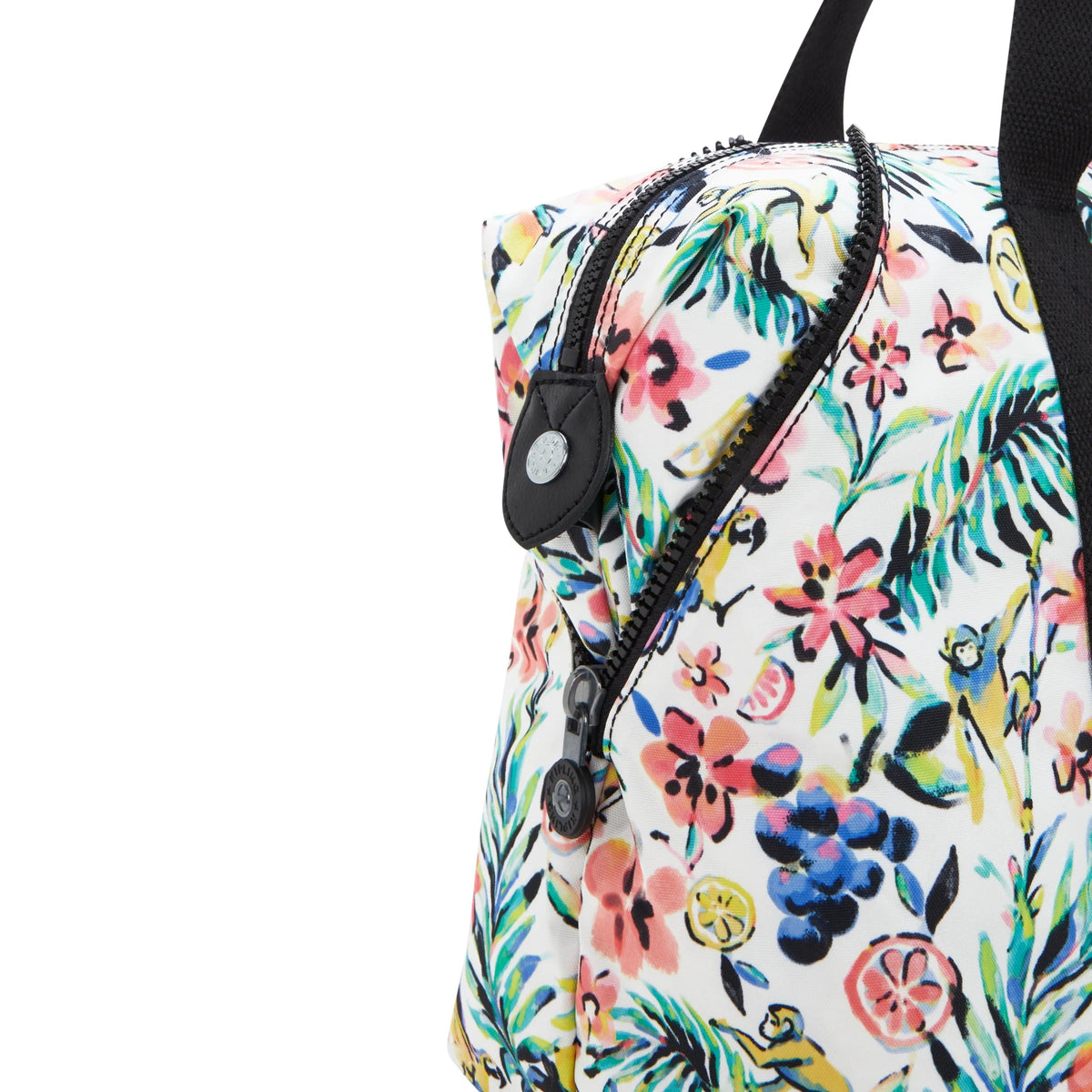 Kipling Art Medium Tote Bag in Cocktail Floral — detail view