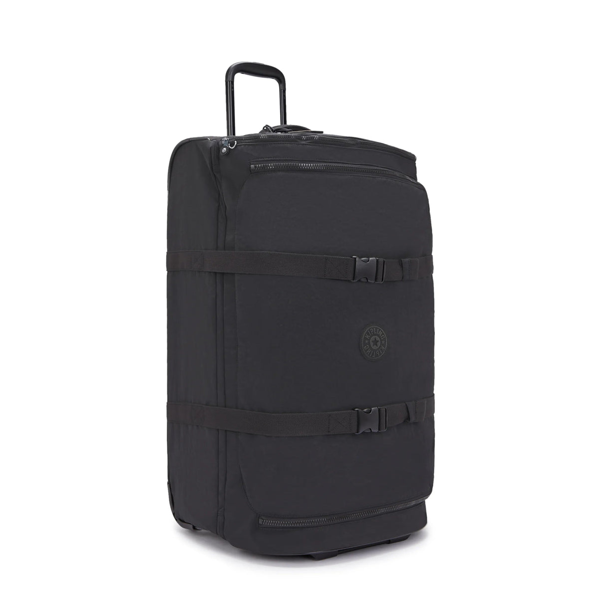 Kipling Aviana Large Rolling Luggage in Black Noir — angle view 2