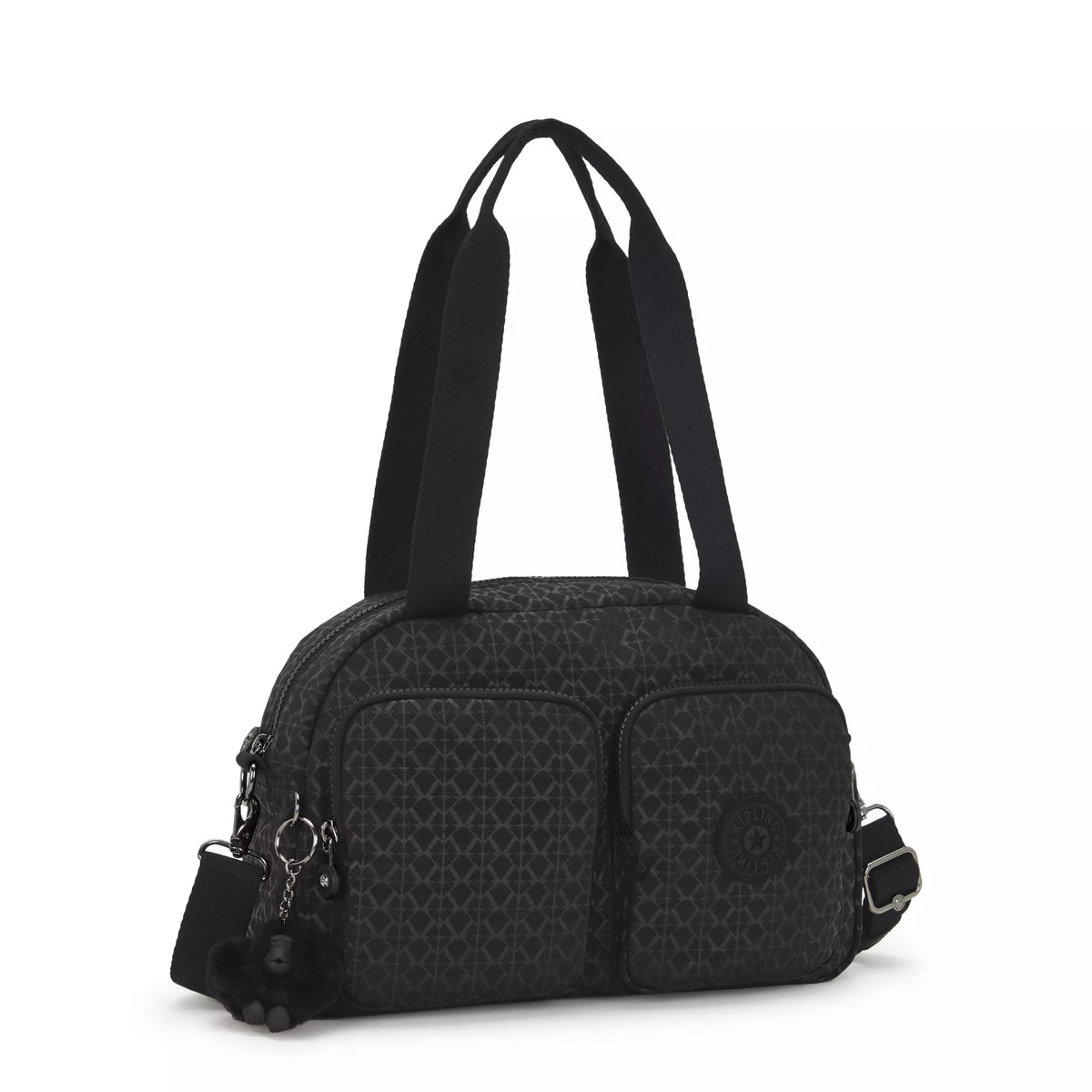 Kipling Cool Defea Shoulder Bag in Signature Embossed — angle view 2