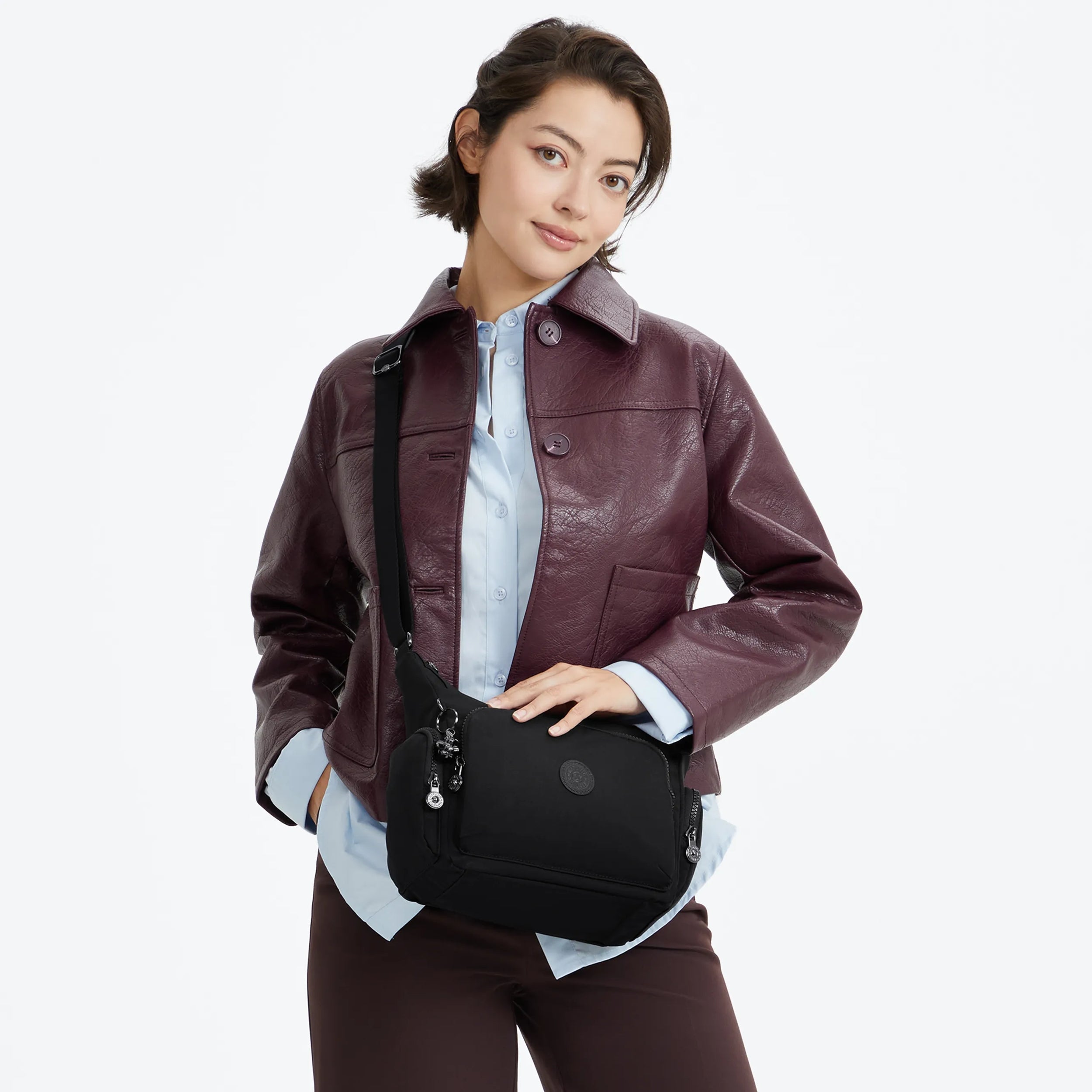 Kipling Gabb S in Infinite Black — back view