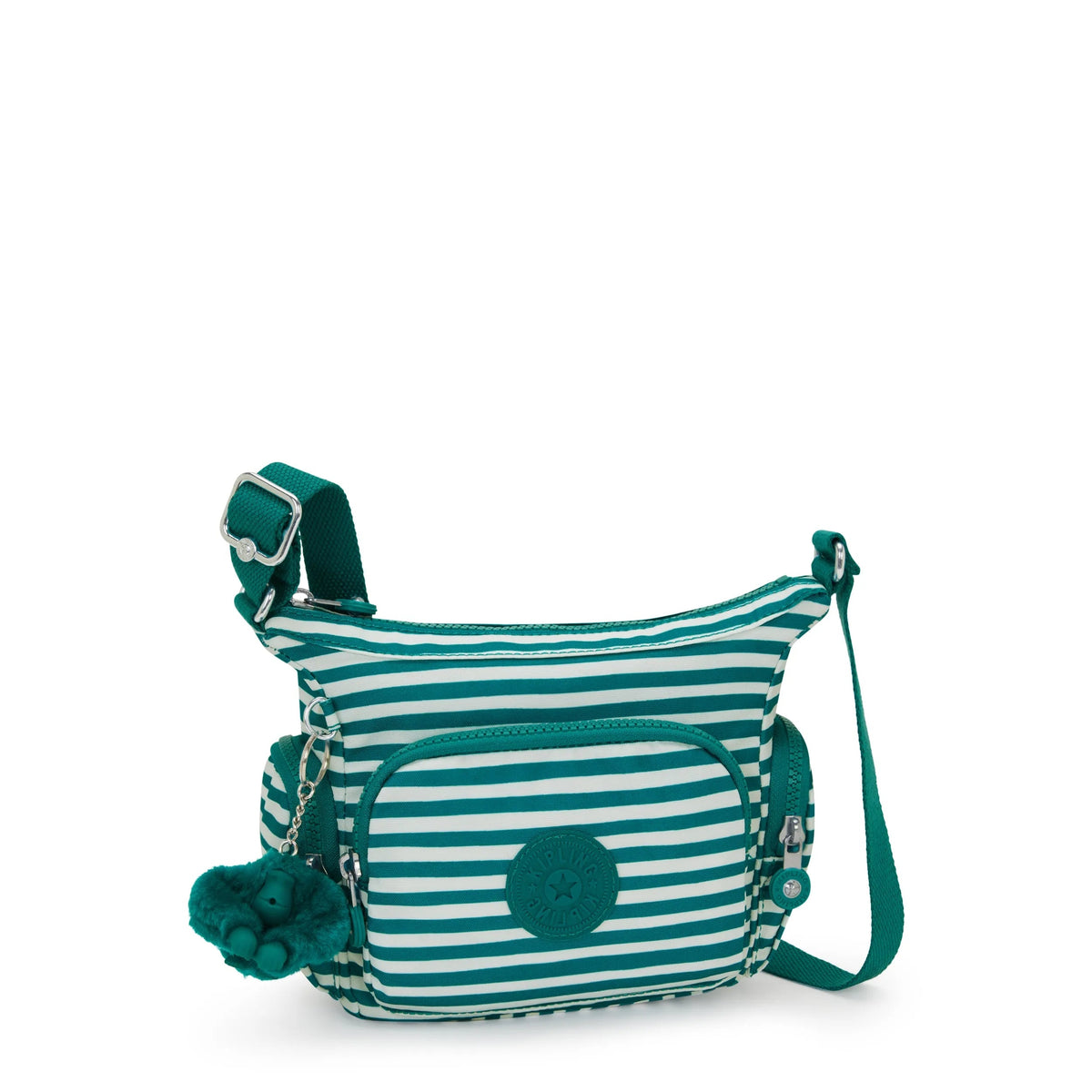 Kipling Gabbie Mini  Crossbody Bag in Parasol Stripes — angle view 2
