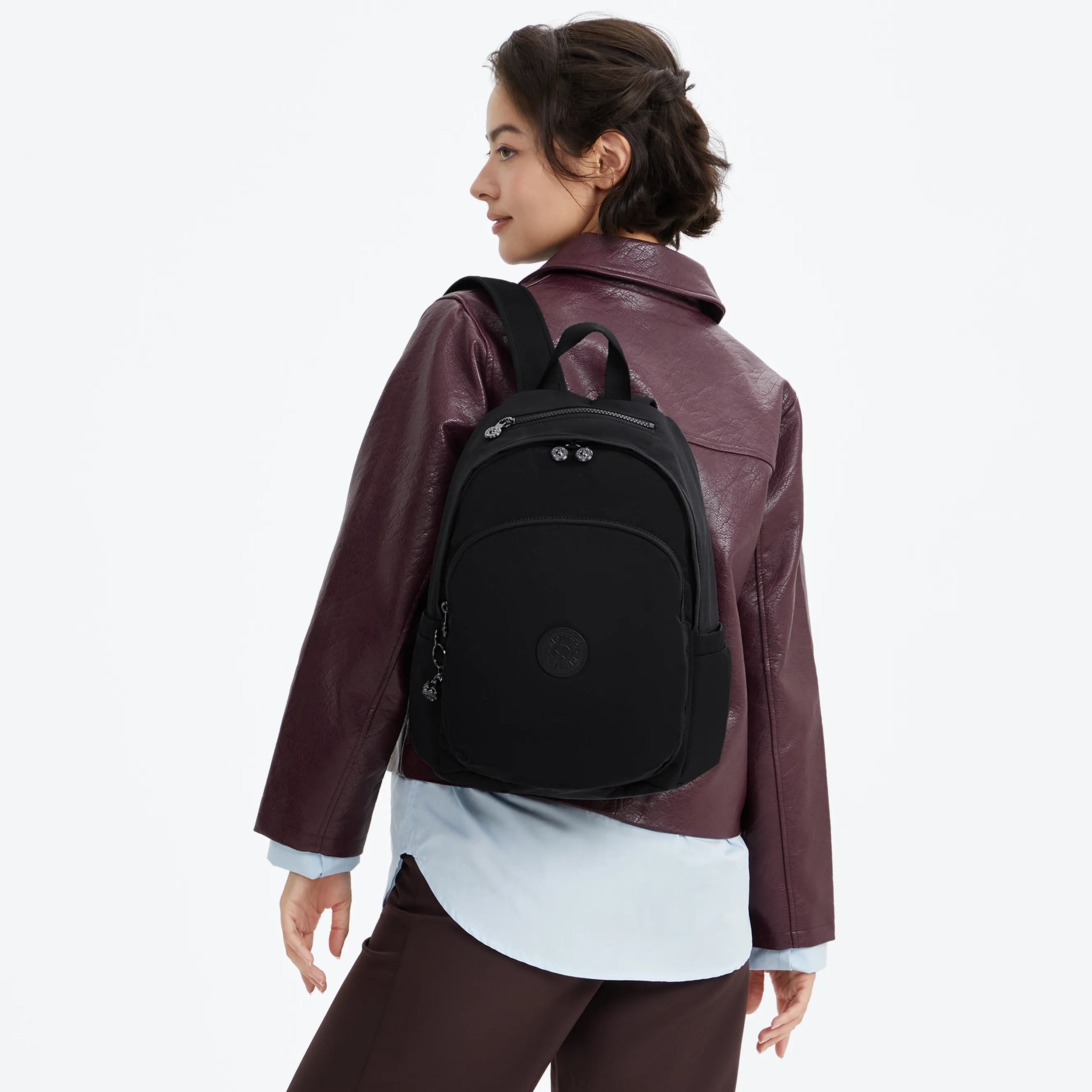 Kipling Delia in Infinite Black — back view