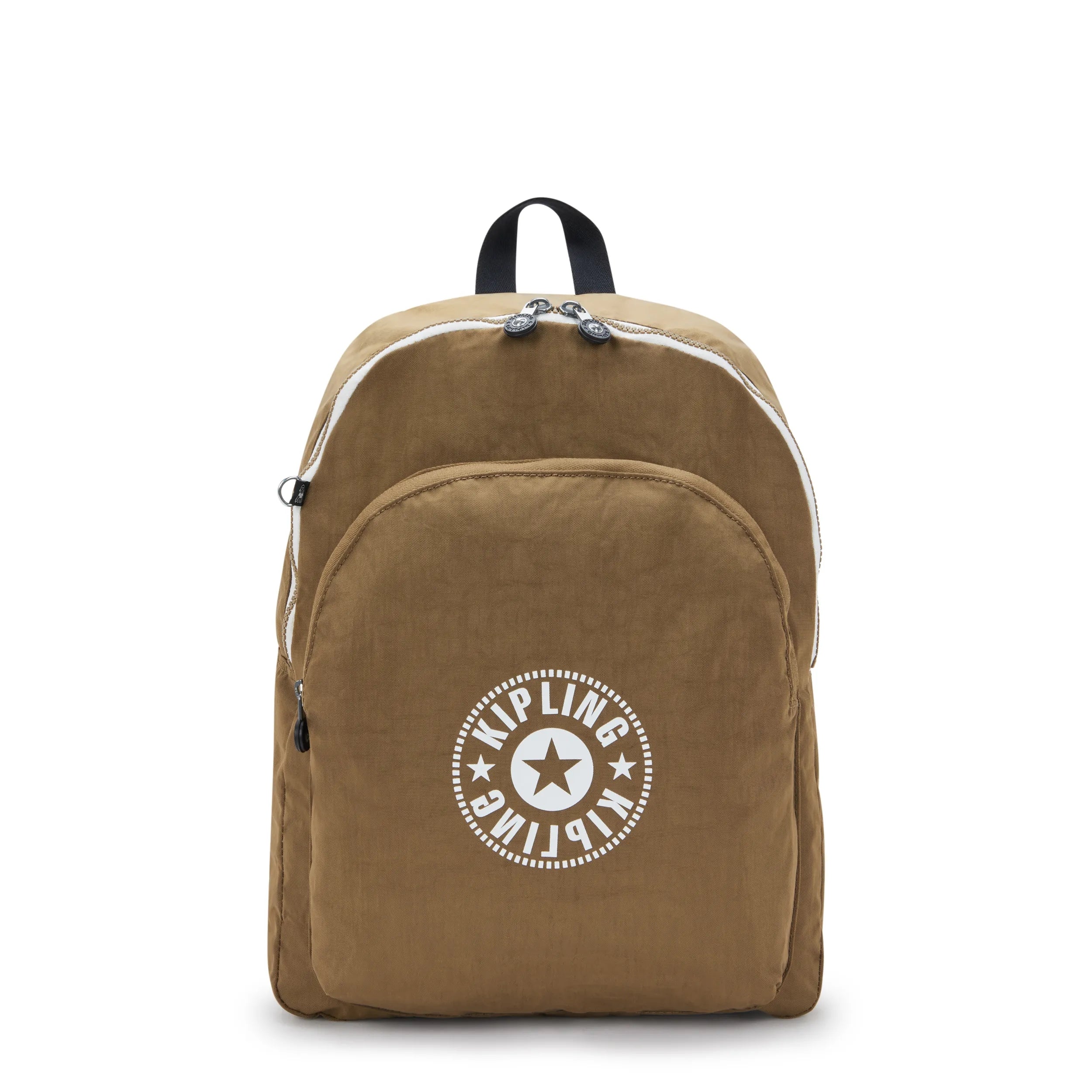 Kipling Curtis L in Smooth Khaki Ce — front view