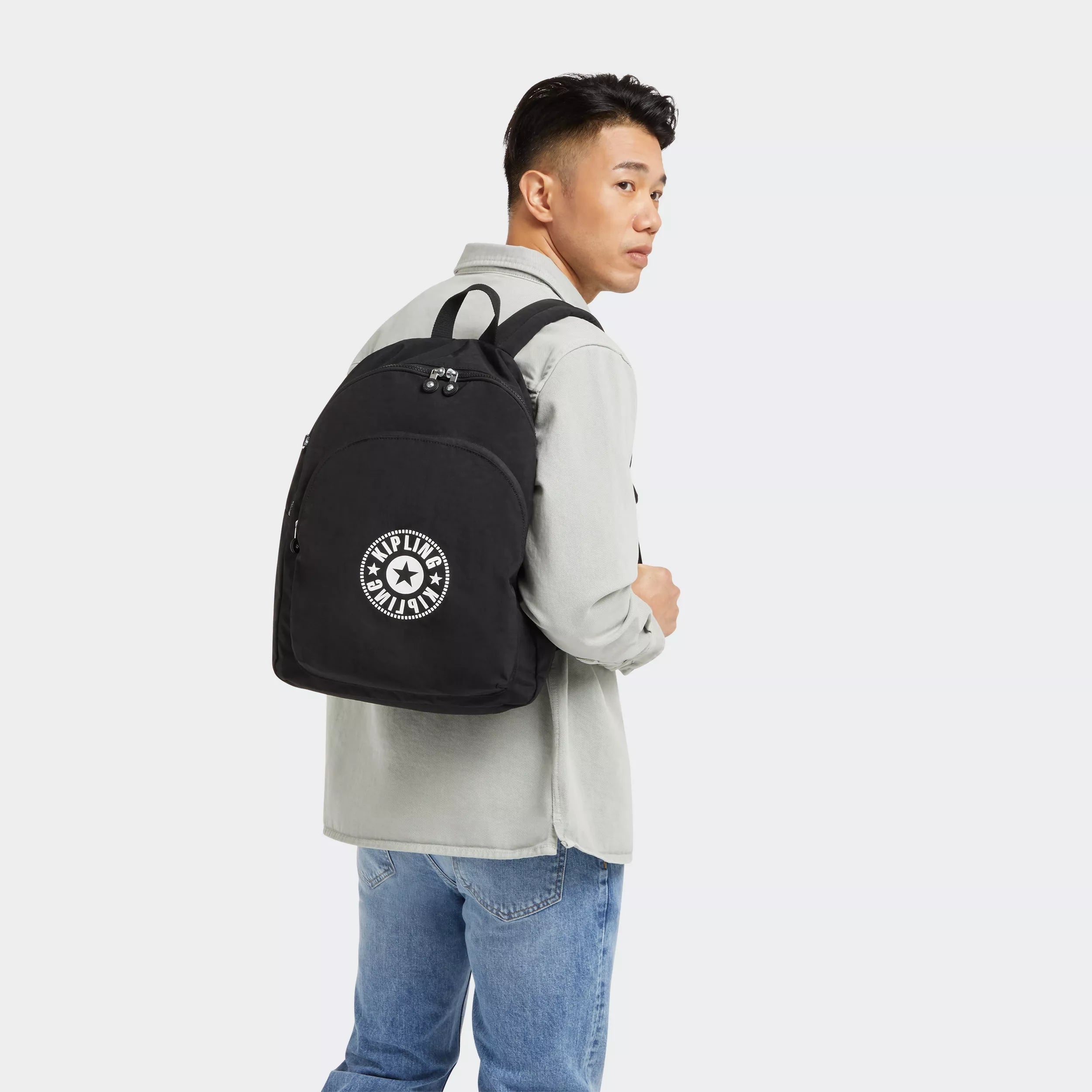 Kipling Curtis L in Black Lite — back view