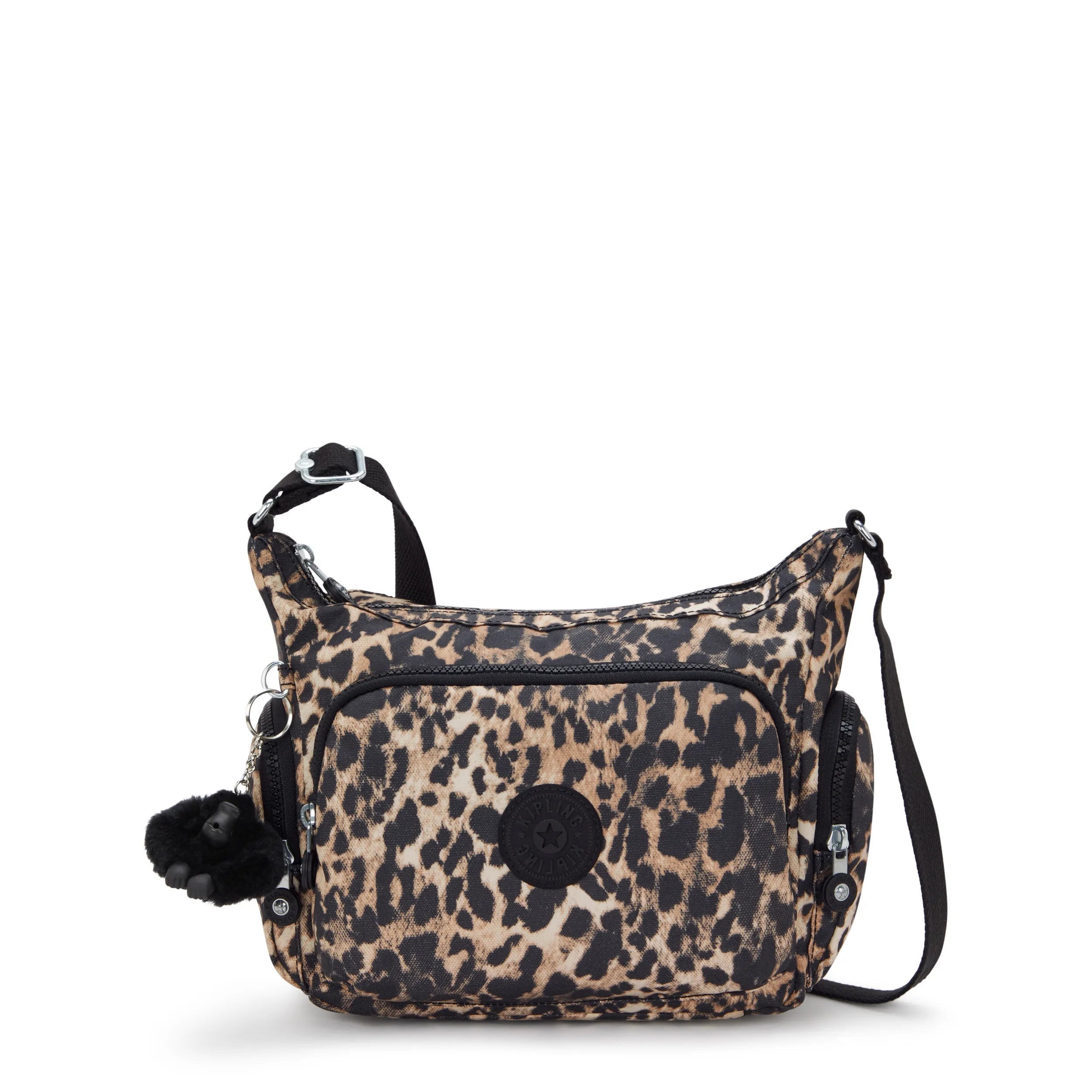Kipling Gabb S in Wild Leopard — front view