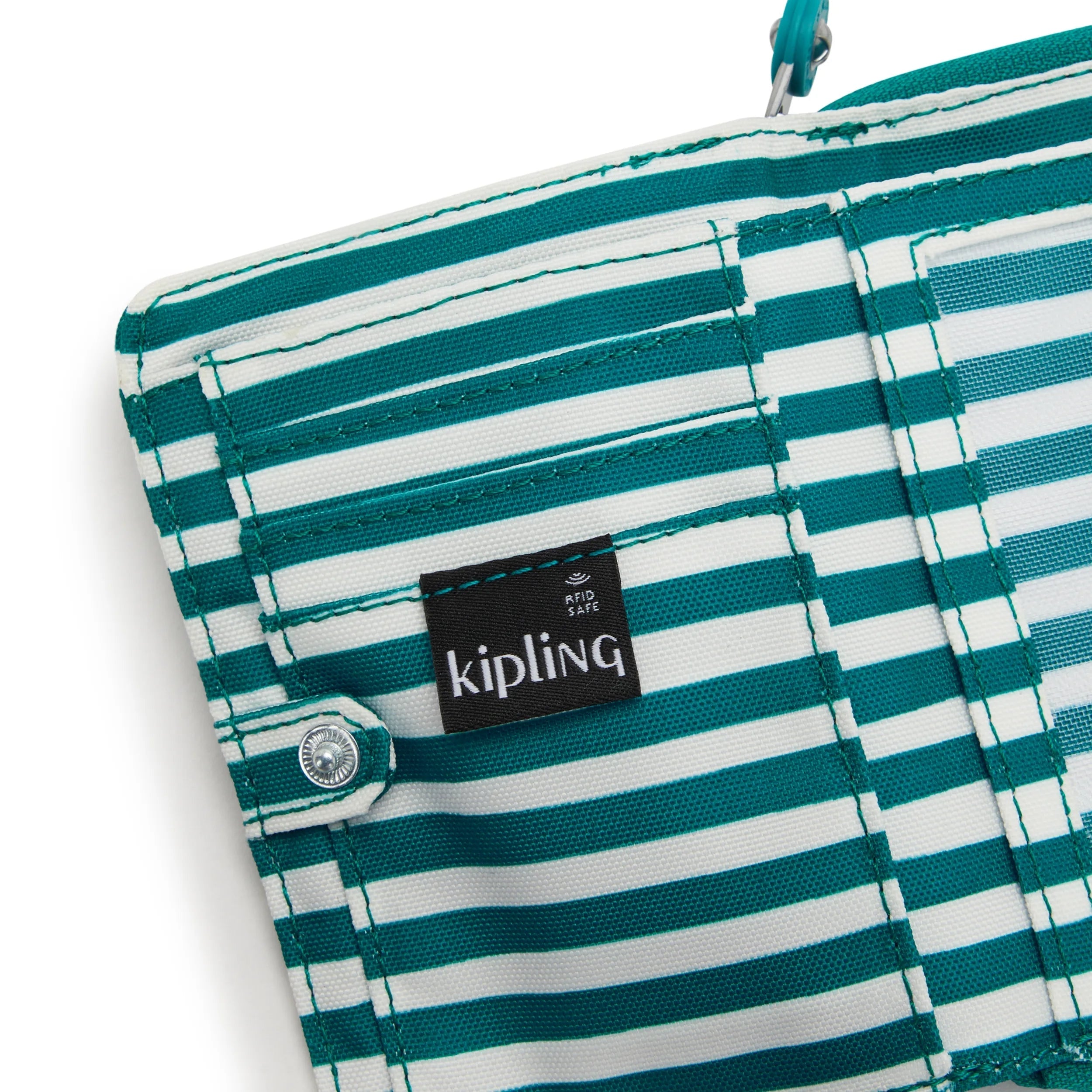 Kipling Money Love in Parasol Stripes — interior view