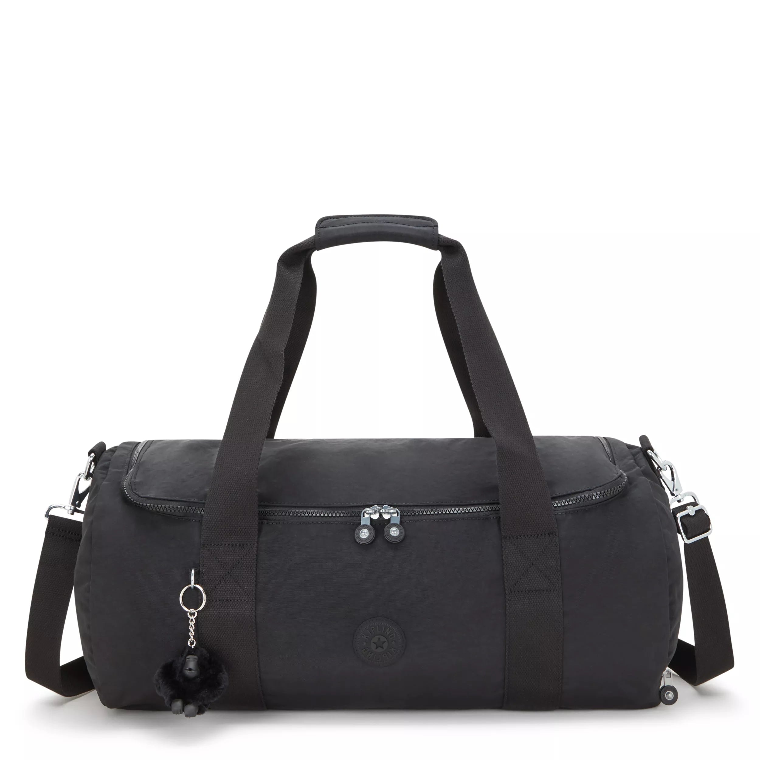 Kipling Argus S in Black Noir — front view