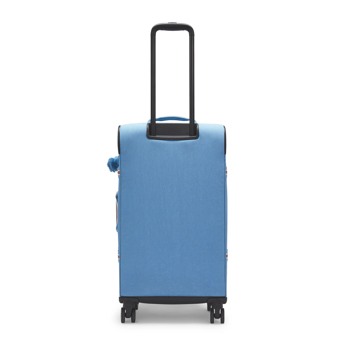 Kipling Spontaneous Medium Rolling Luggage in Vintage Blue — back view