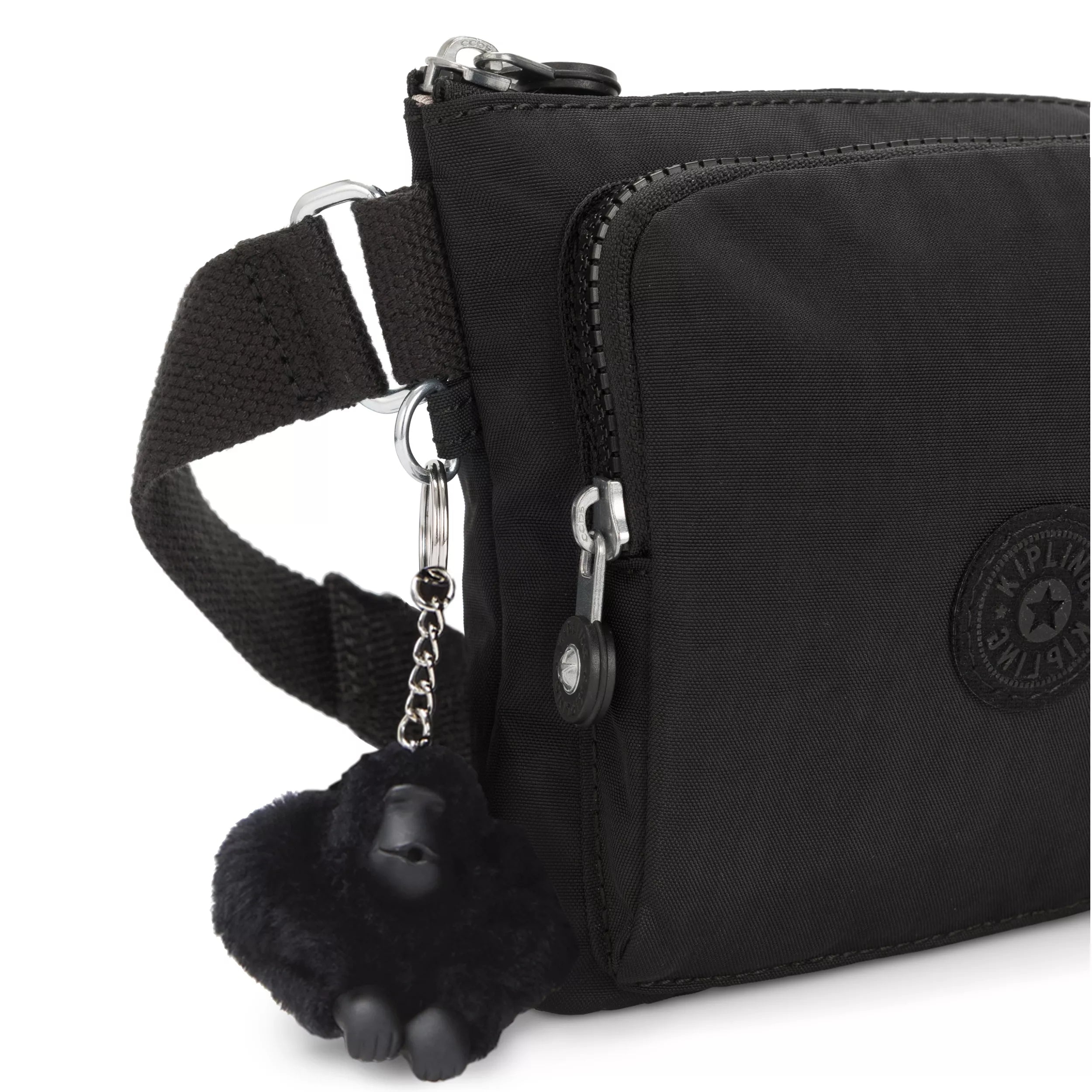 Kipling Presto UP in Black Noir — interior view