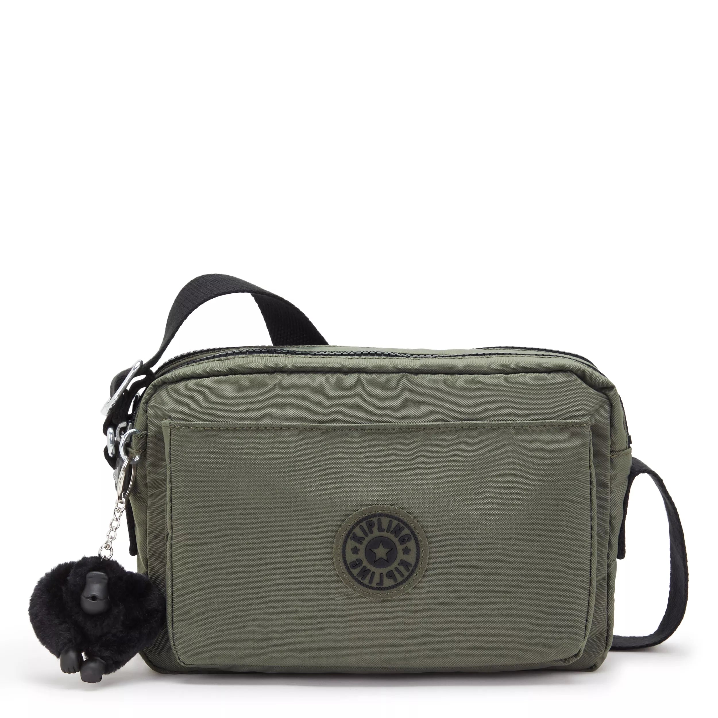 Kipling Abanu M in Green Moss — front view