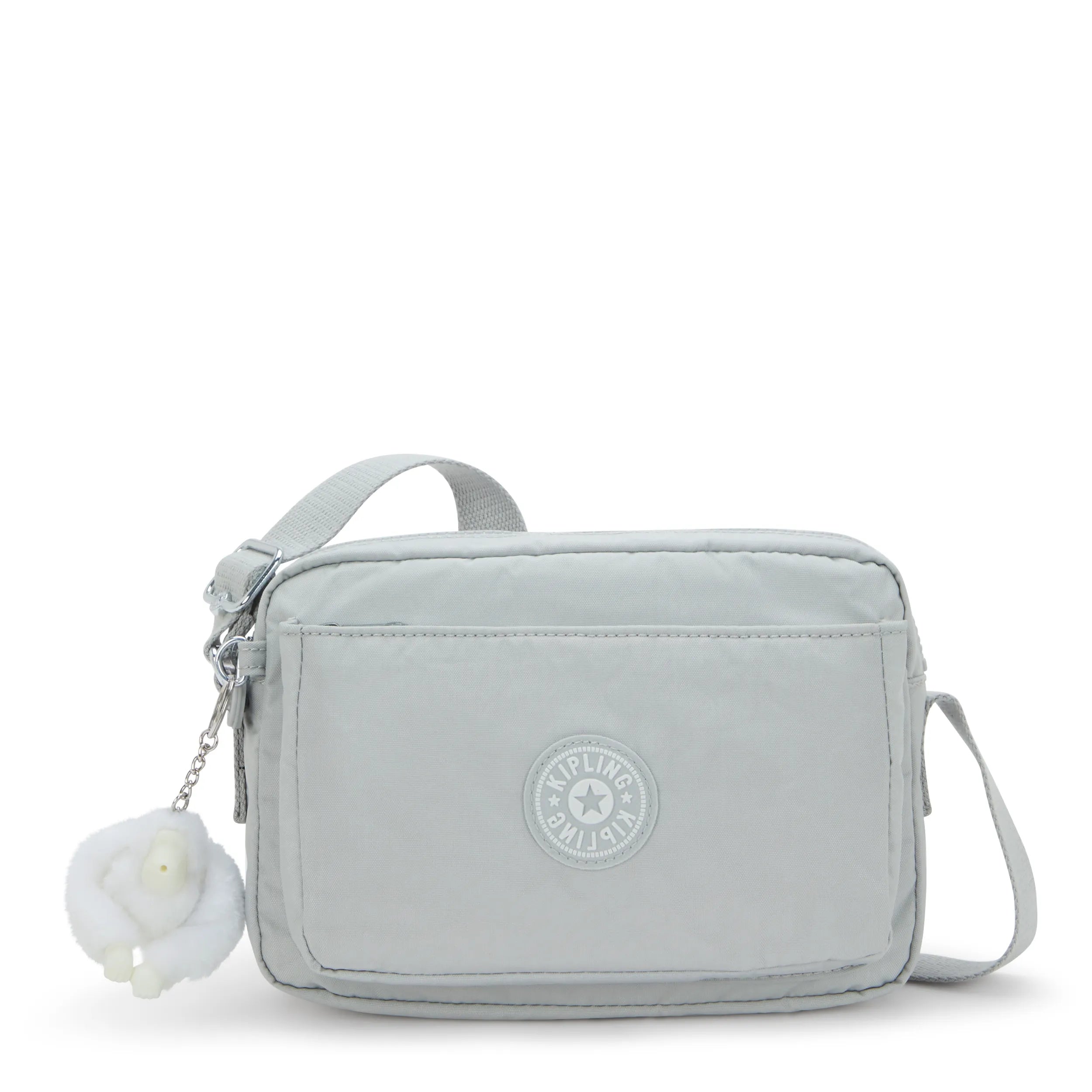 Kipling Abanu M in Easy Grey — front view