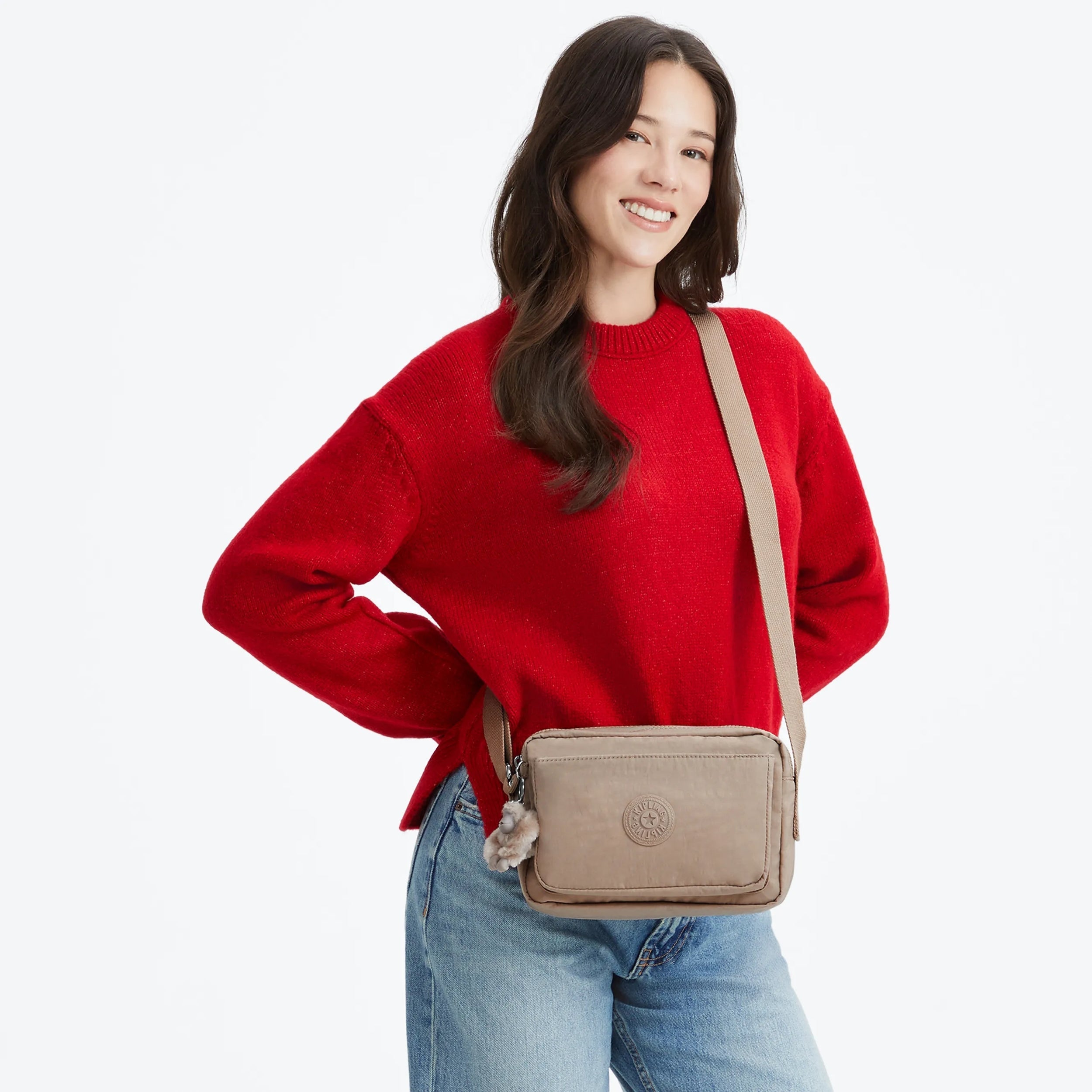 Kipling Abanu M in Tan Beige — back view