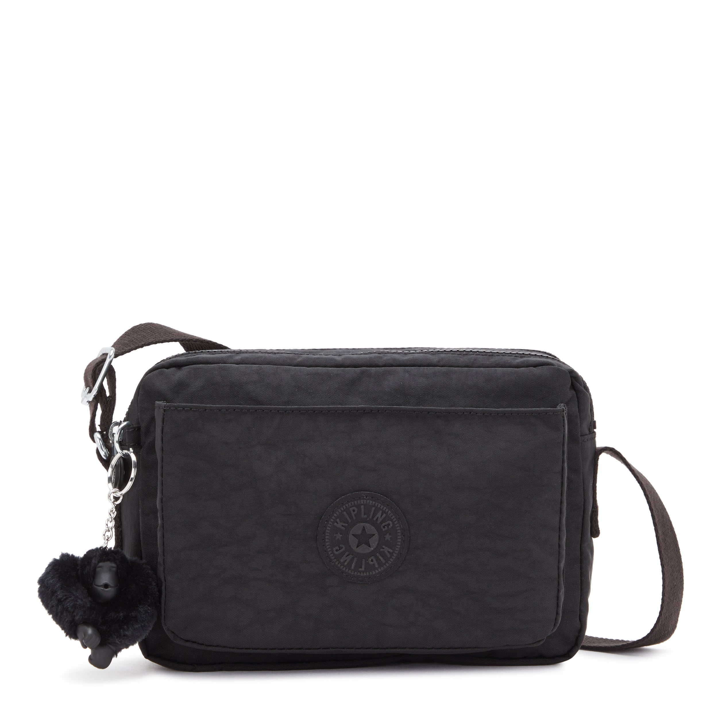 Kipling Abanu M in Black Noir — front view