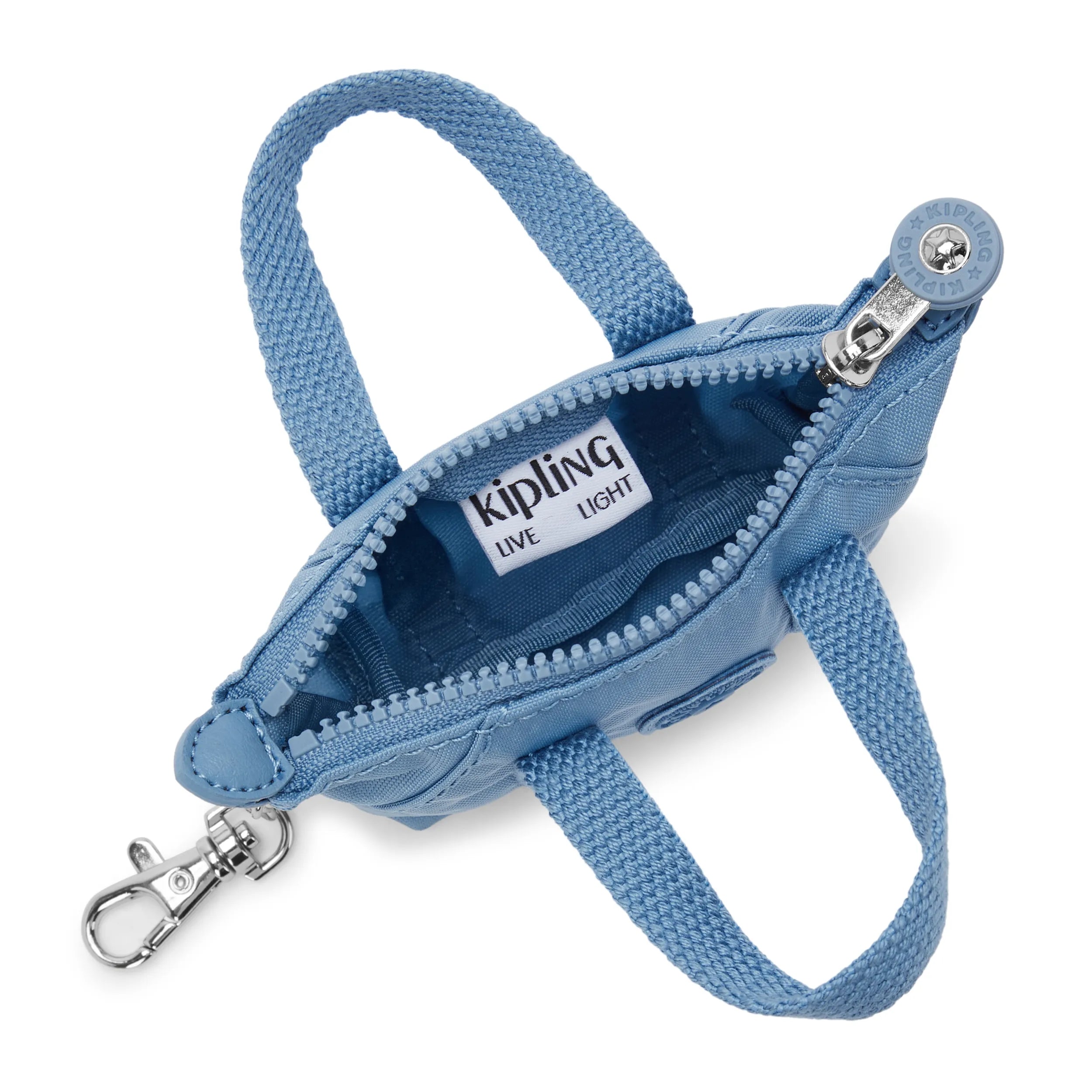 Kipling Mini Art in Vintage Blue — angle view 2
