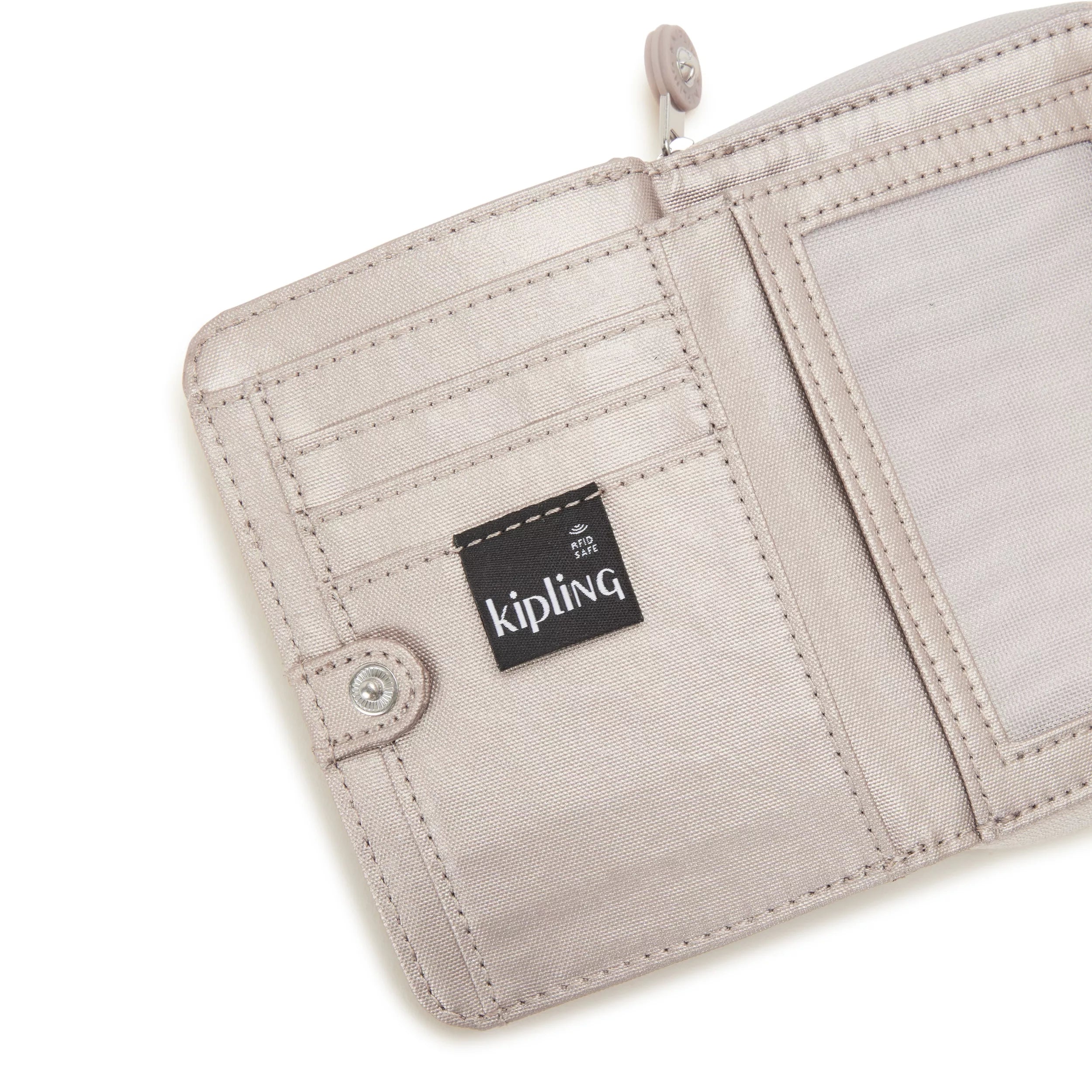 Kipling Money Love in Metallic Glow — detail view