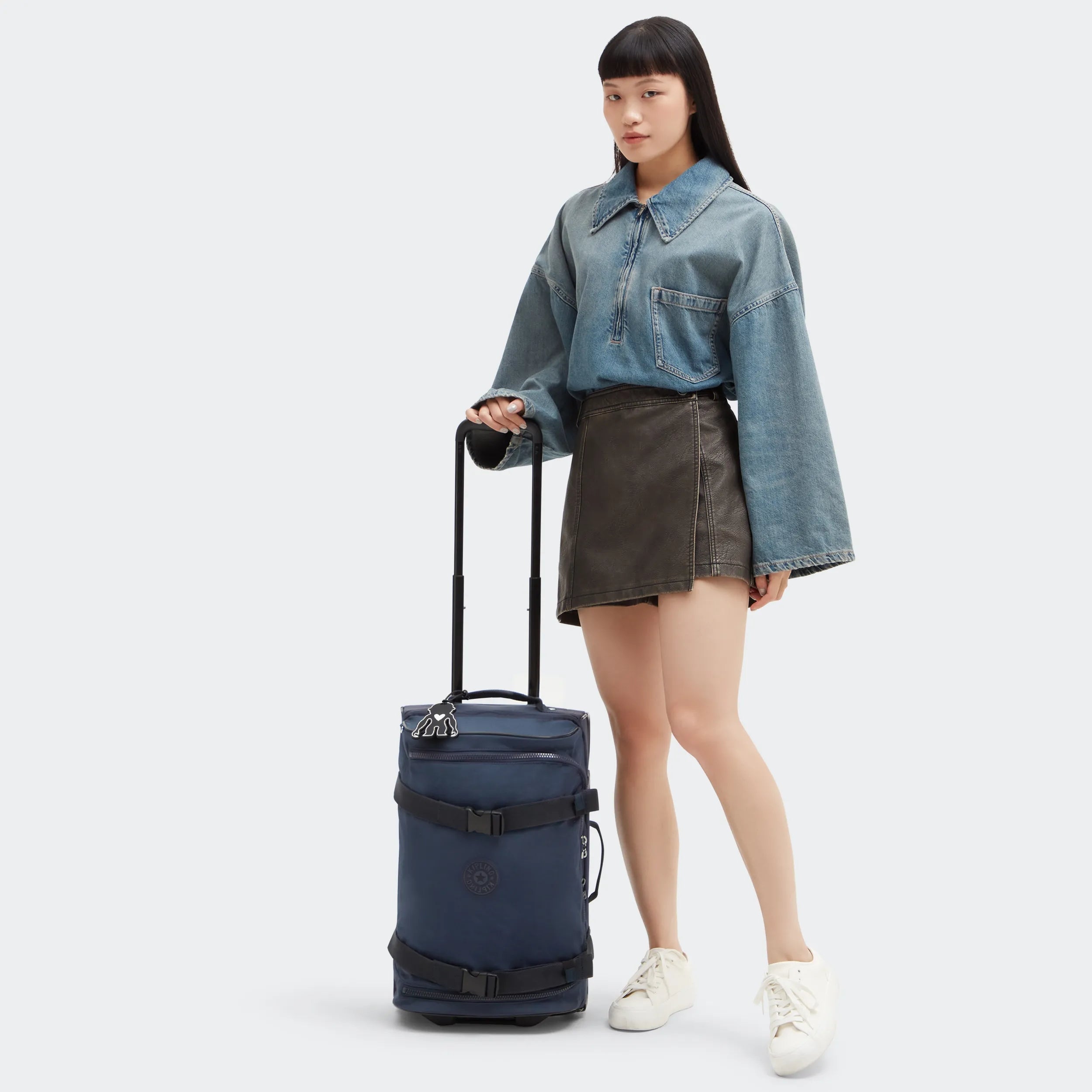 Kipling Aviana S in Blue Bleu 2 — back view