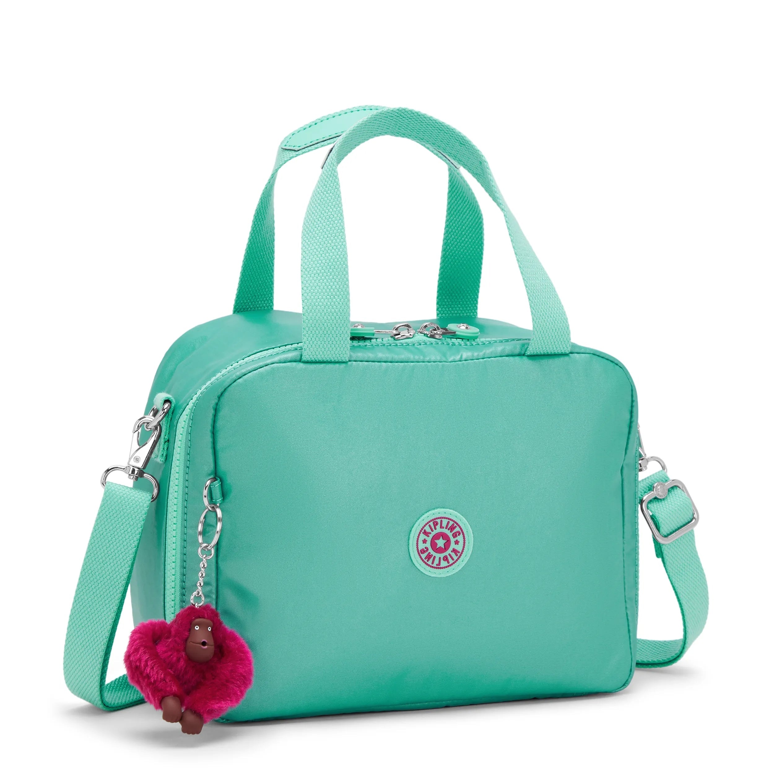 Kipling Miyo in Oasis Mint Metallic — angle view 3