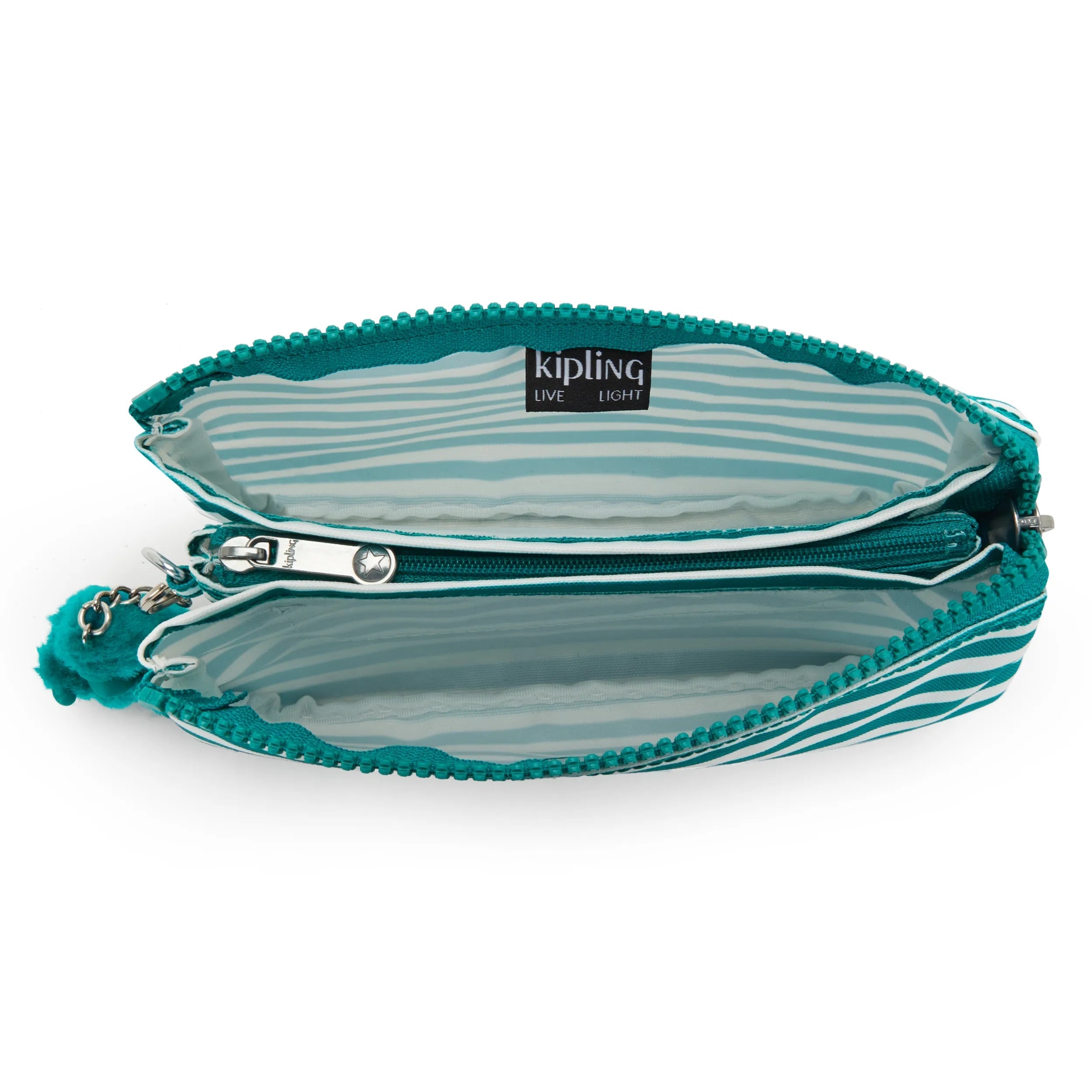 Kipling Creatvty L in Parasol Stripes — angle view 2
