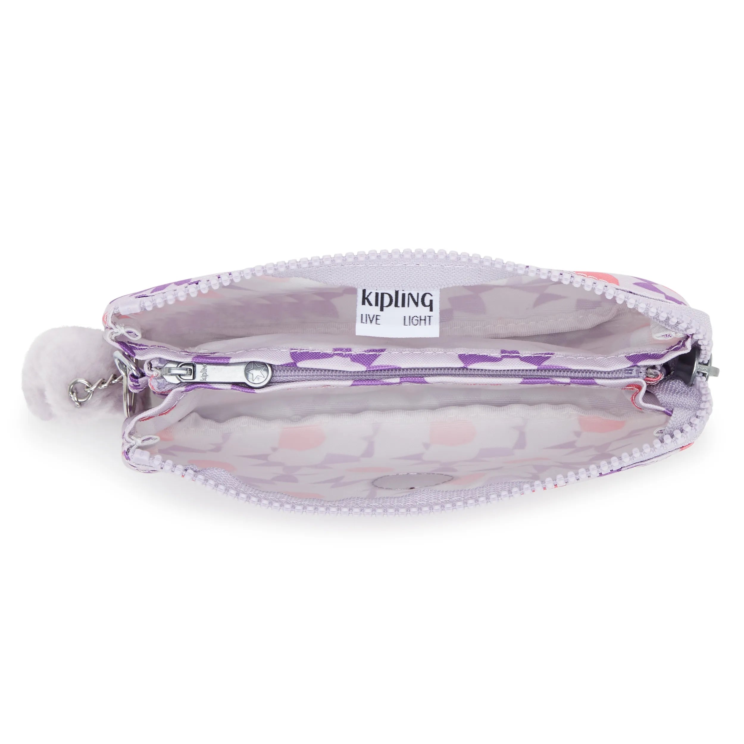 Kipling Creatvty L in Flower Dots — angle view 2