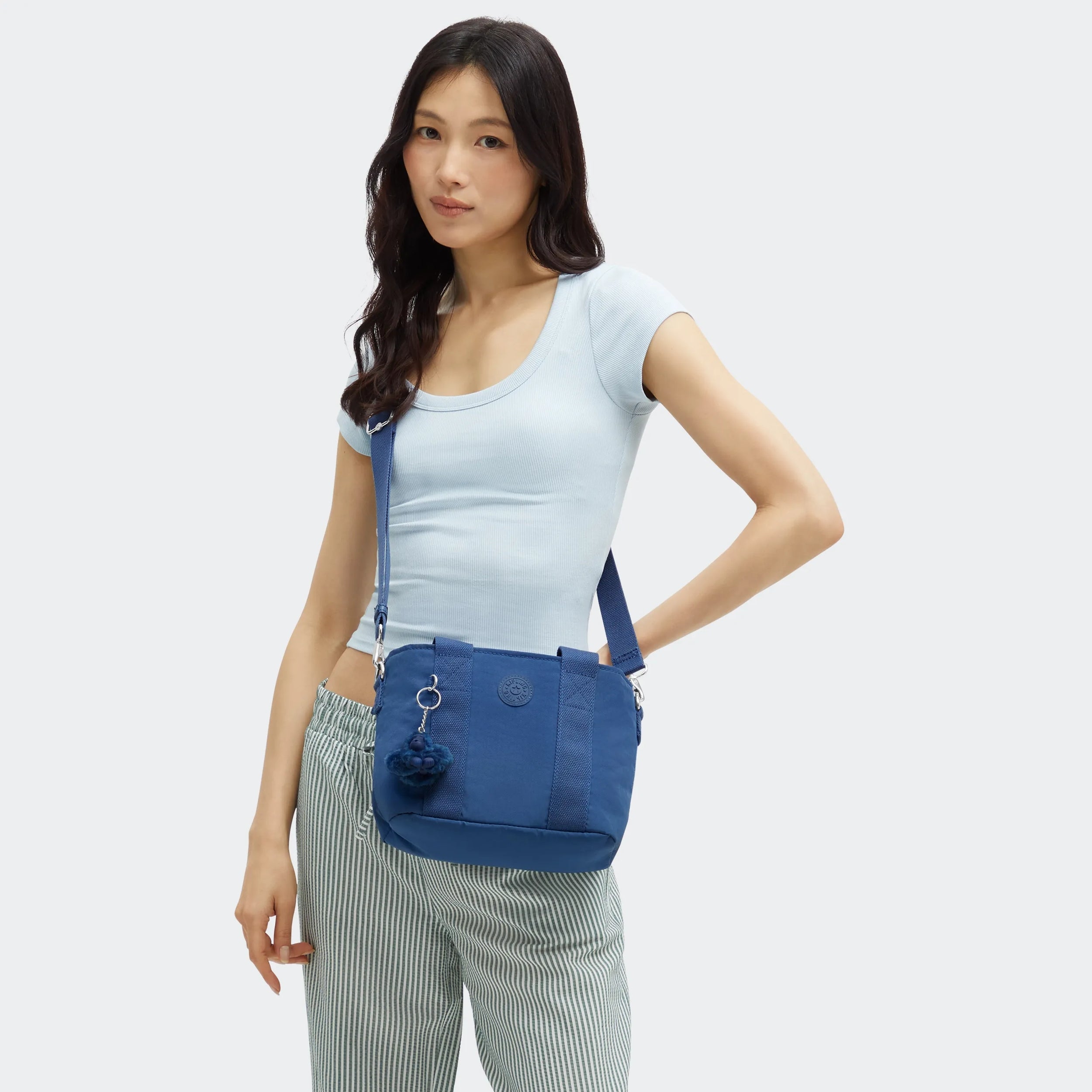 Kipling Minta in Casual Blue — back view