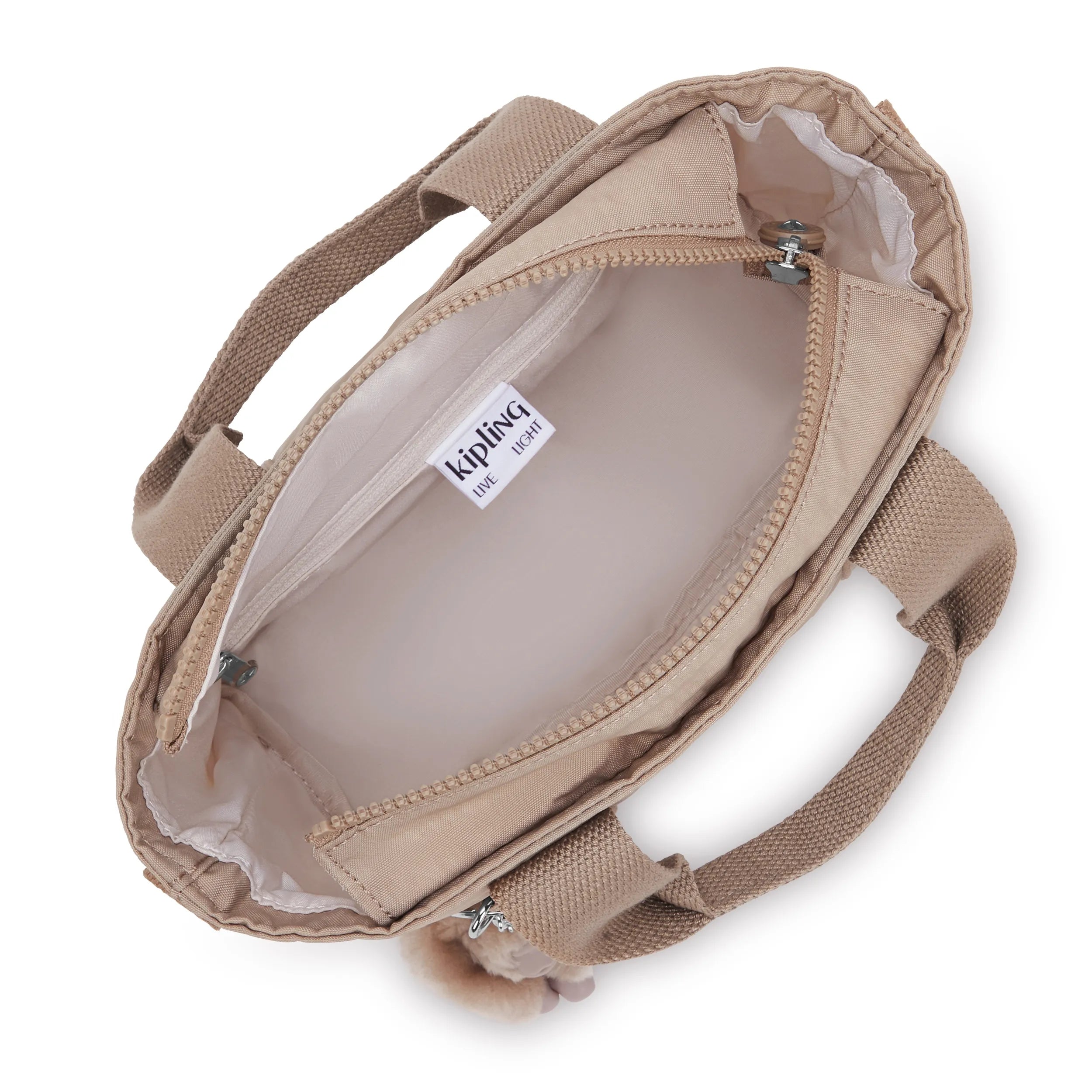 Kipling Minta in Tan Beige — angle view 2