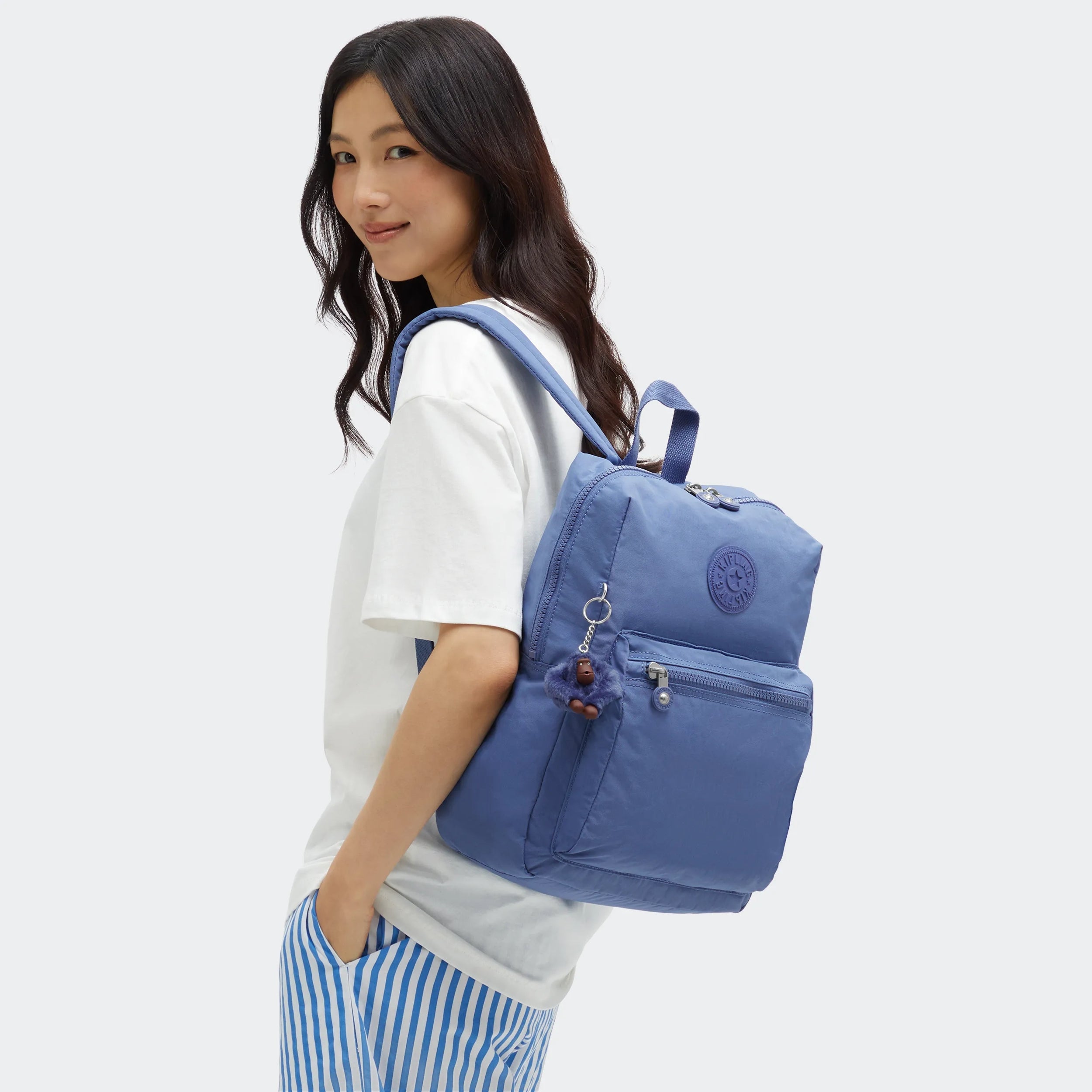 Kipling Rylie in Classic Indigo — back view