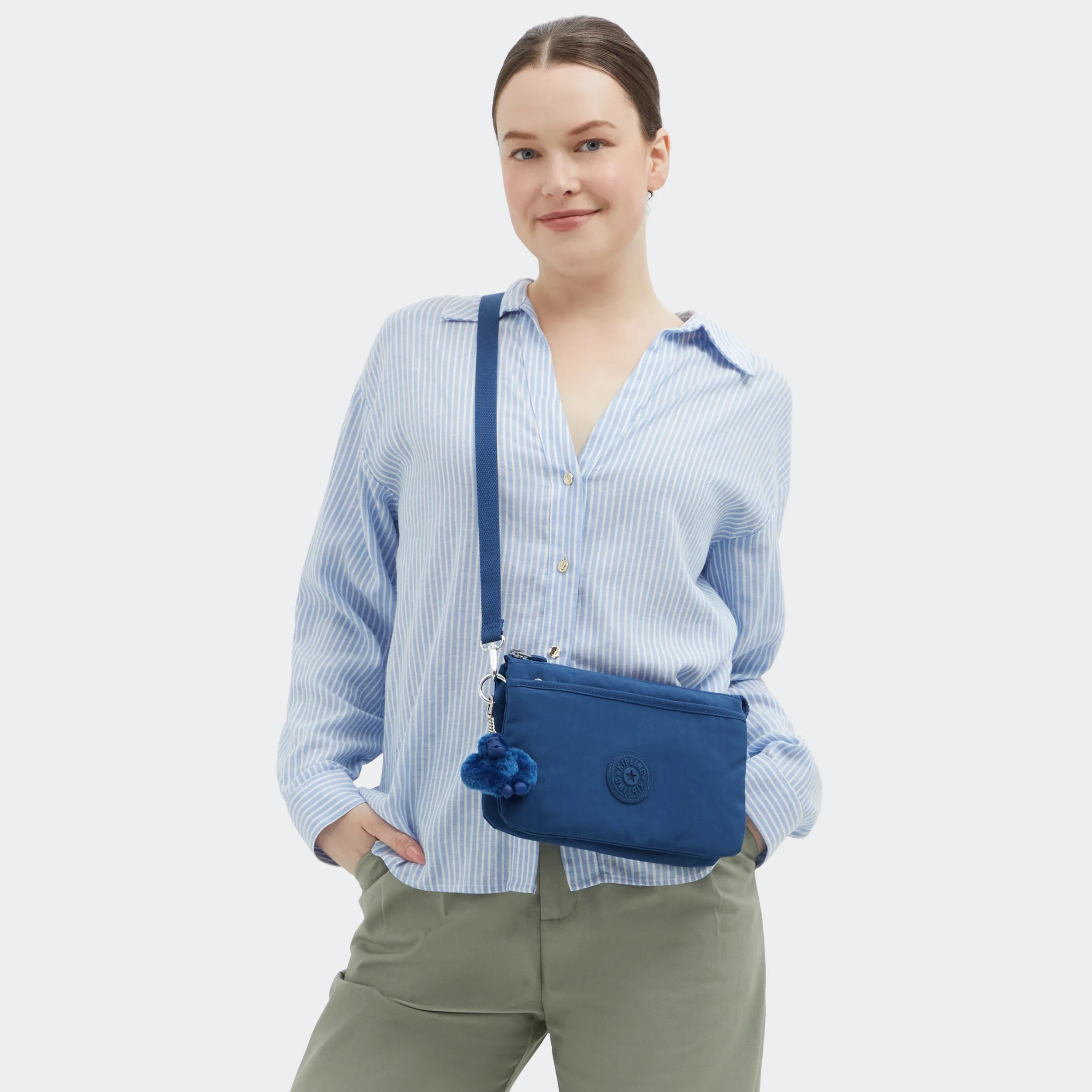 Kipling Riri in Casual Blue — back view