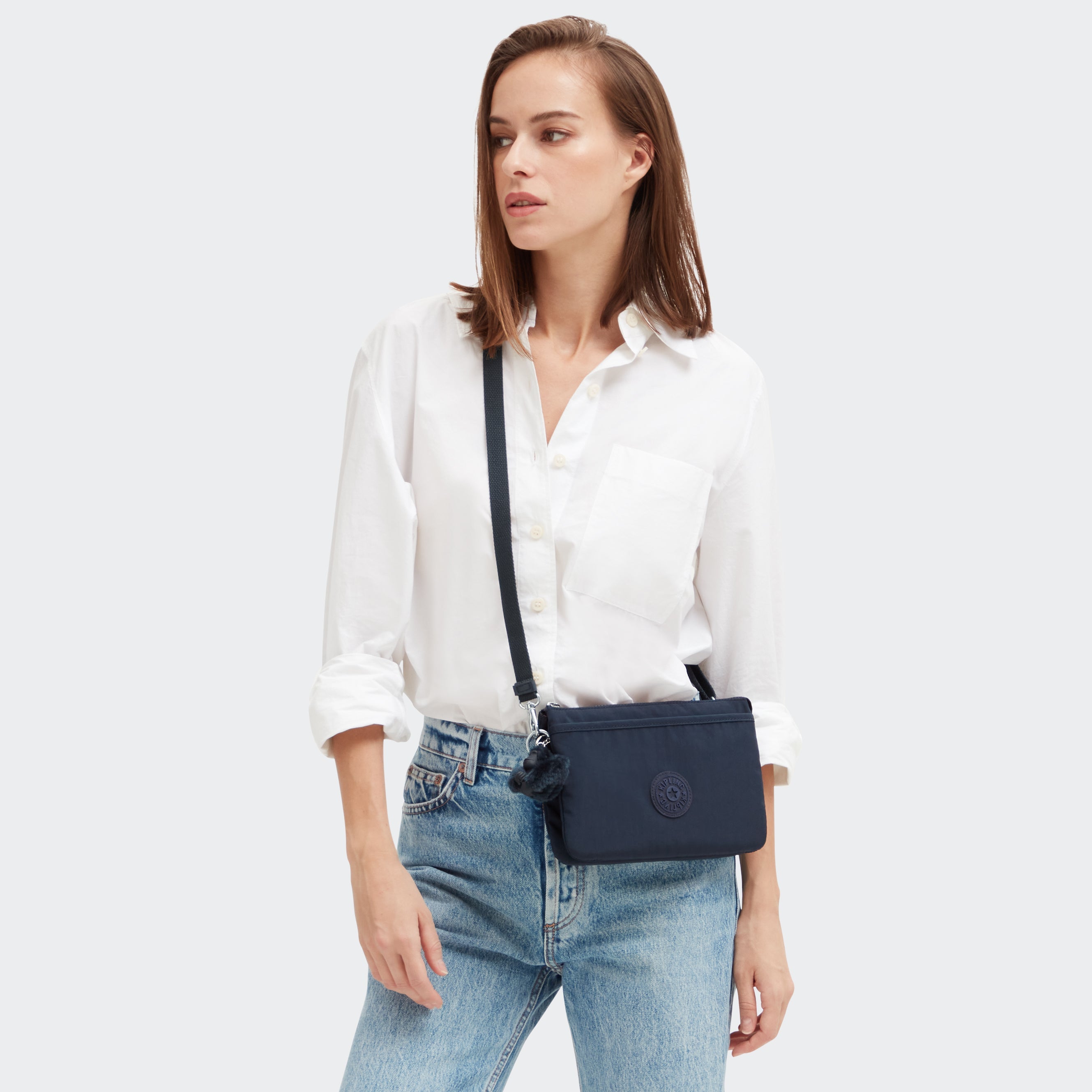 Kipling Riri in Blue Bleu 2 — back view