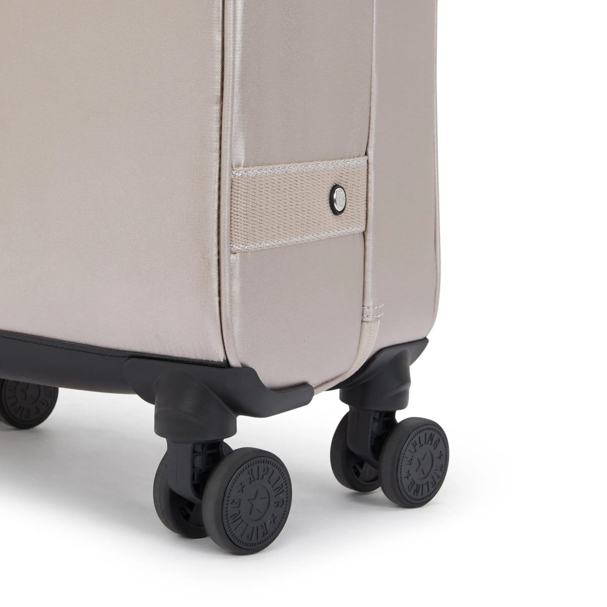 Kipling Spontaneous Small  Rolling Luggage-Carry On in Metallic Glow — detail view 2