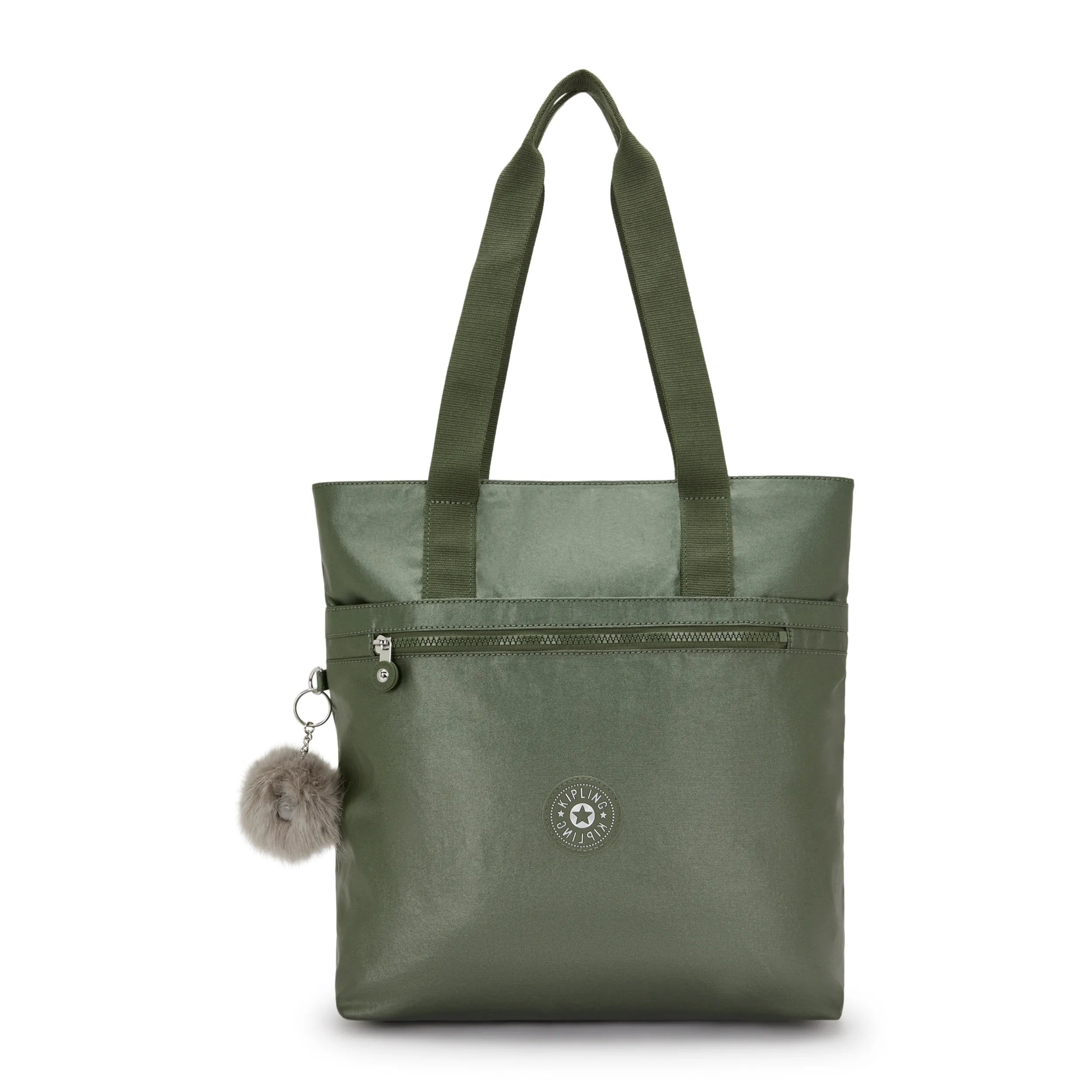 Kipling Anris in Connect Green Metallic — front view
